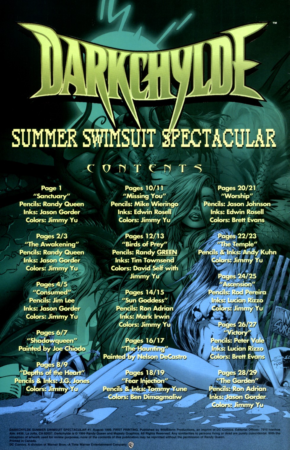 Read online Darkchylde Summer Swimsuit Spectacular comic -  Issue # Full - 2