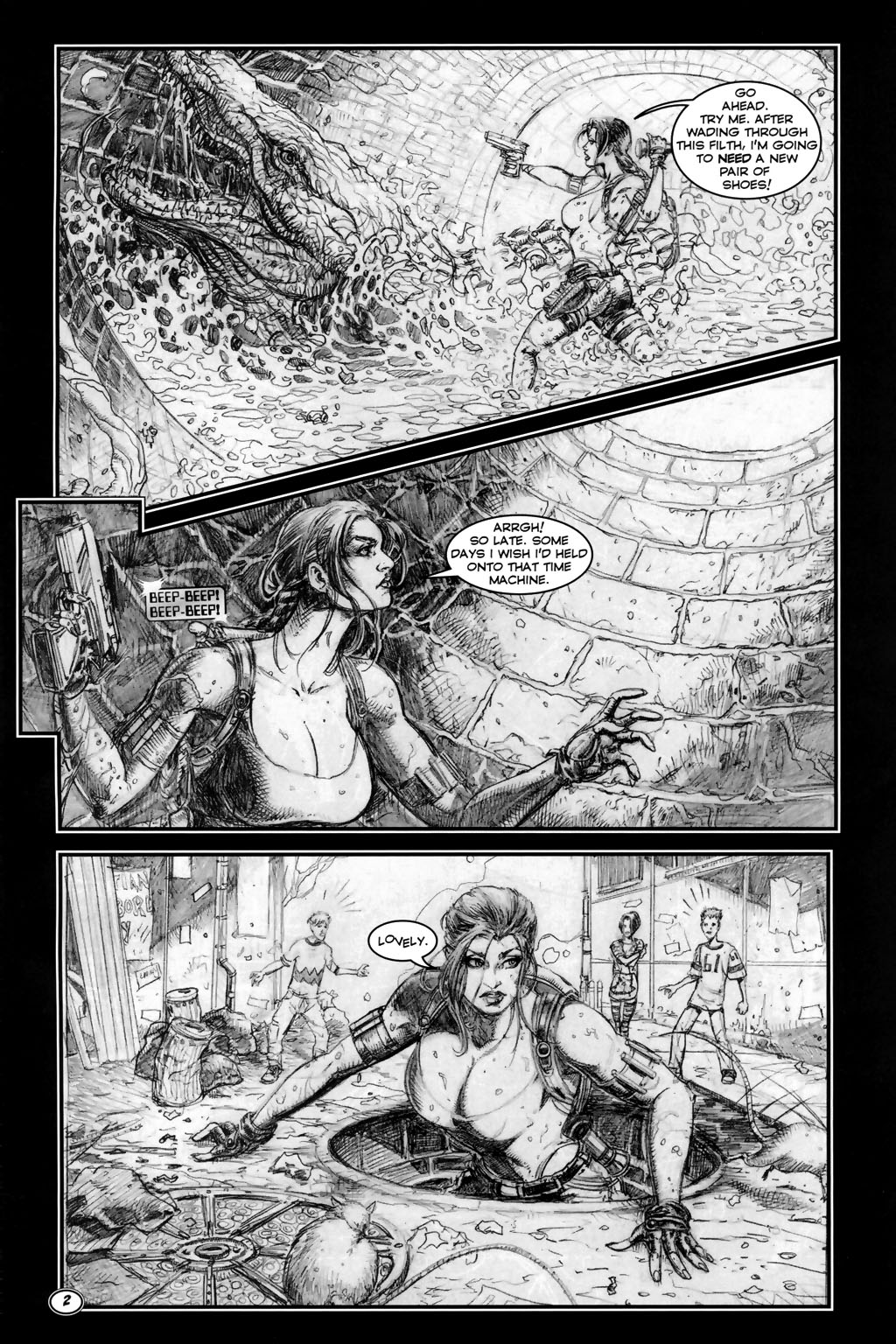 Read online Tomb Raider/Witchblade/Magdalena/Vampirella comic -  Issue # Full - 6
