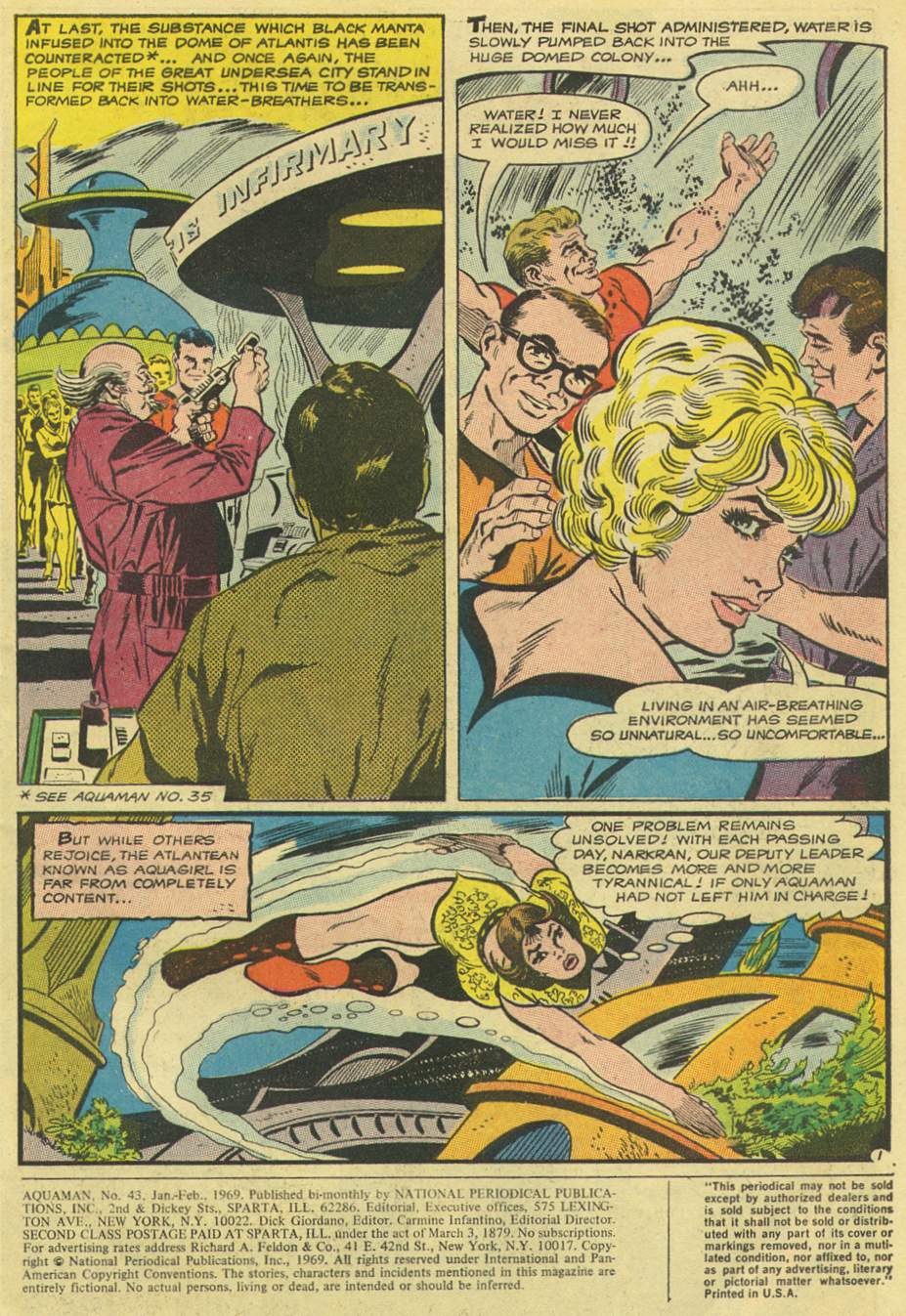 Read online Aquaman (1962) comic -  Issue #43 - 3