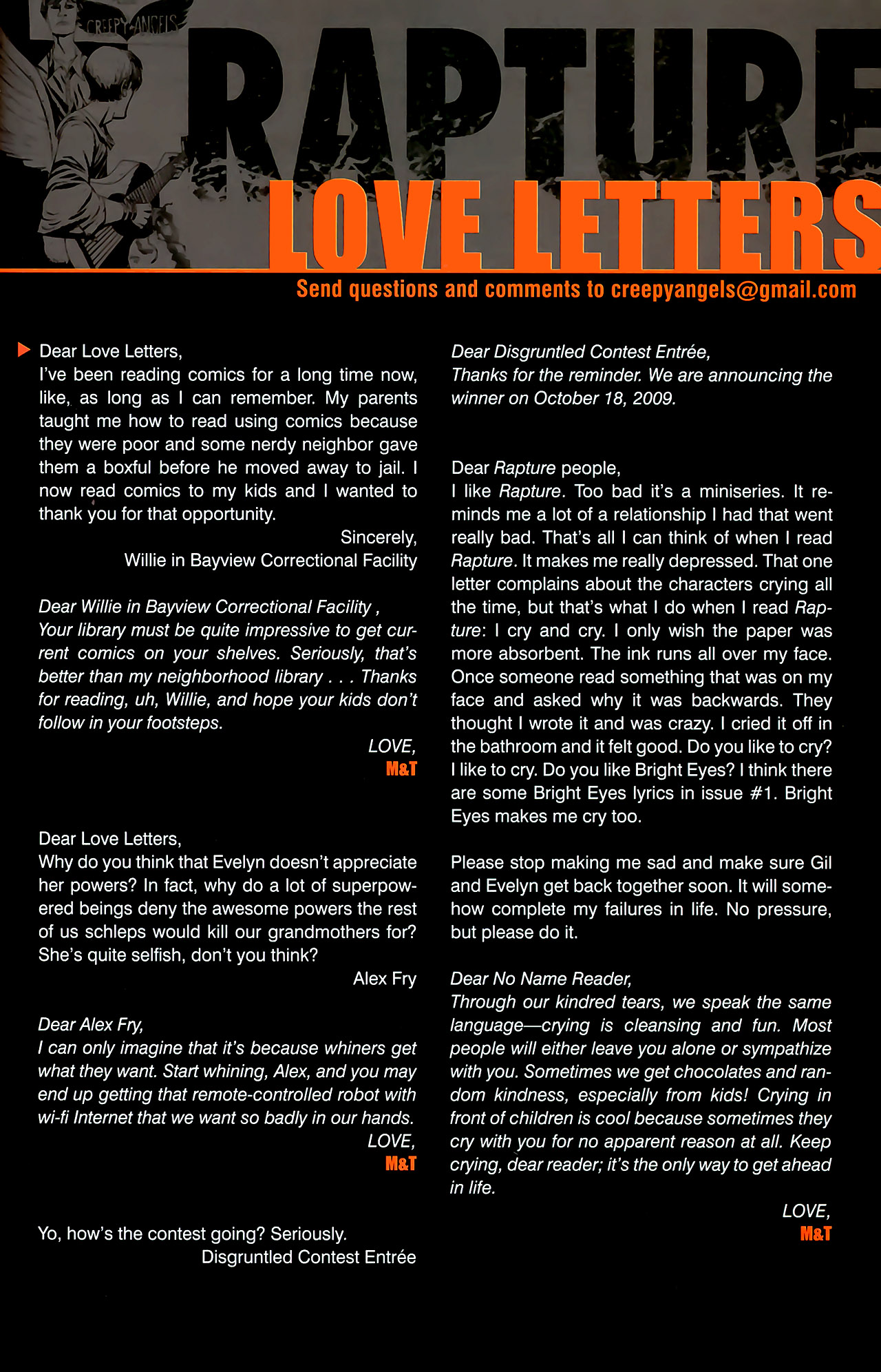 Read online Rapture (2009) comic -  Issue #5 - 26