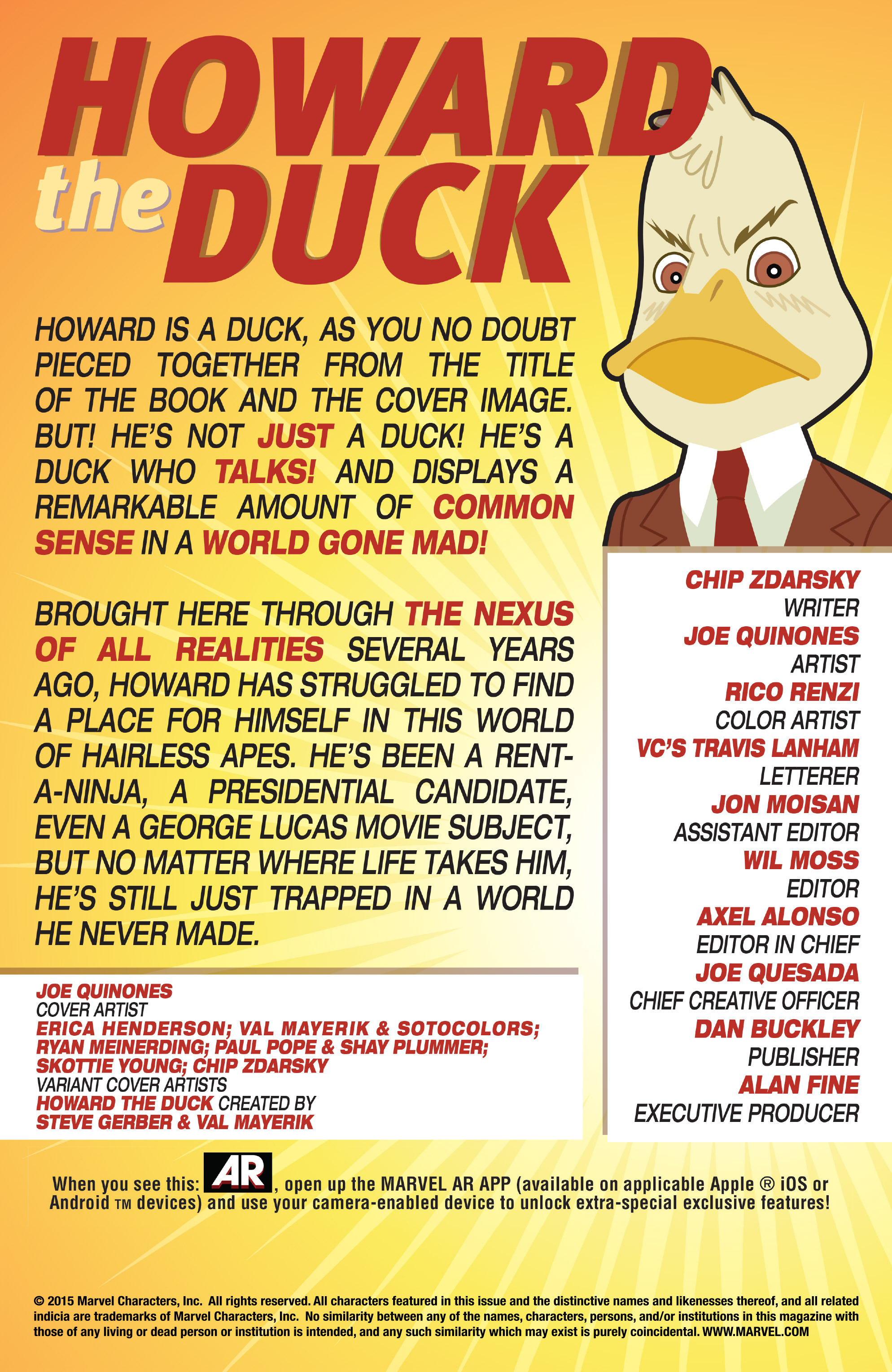 Read online Howard the Duck (2015) comic -  Issue #1 - 2