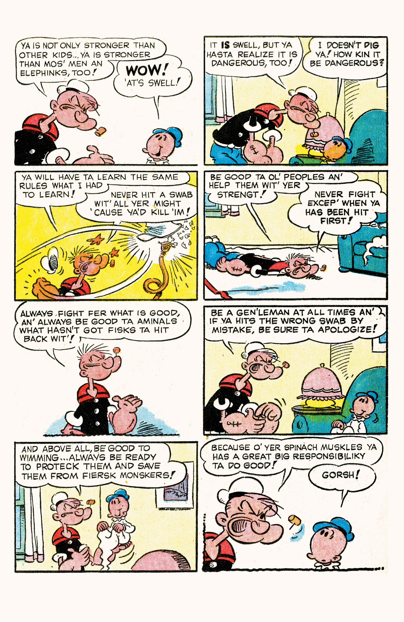 Read online Classic Popeye comic -  Issue #58 - 24