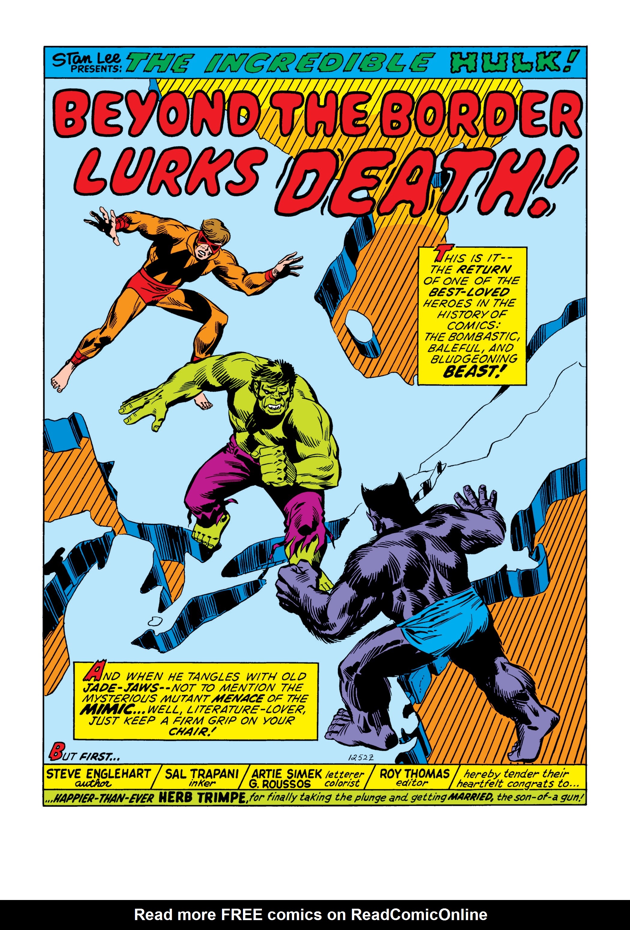 Read online Marvel Masterworks: The Incredible Hulk comic -  Issue # TPB 9 (Part 1) - 94