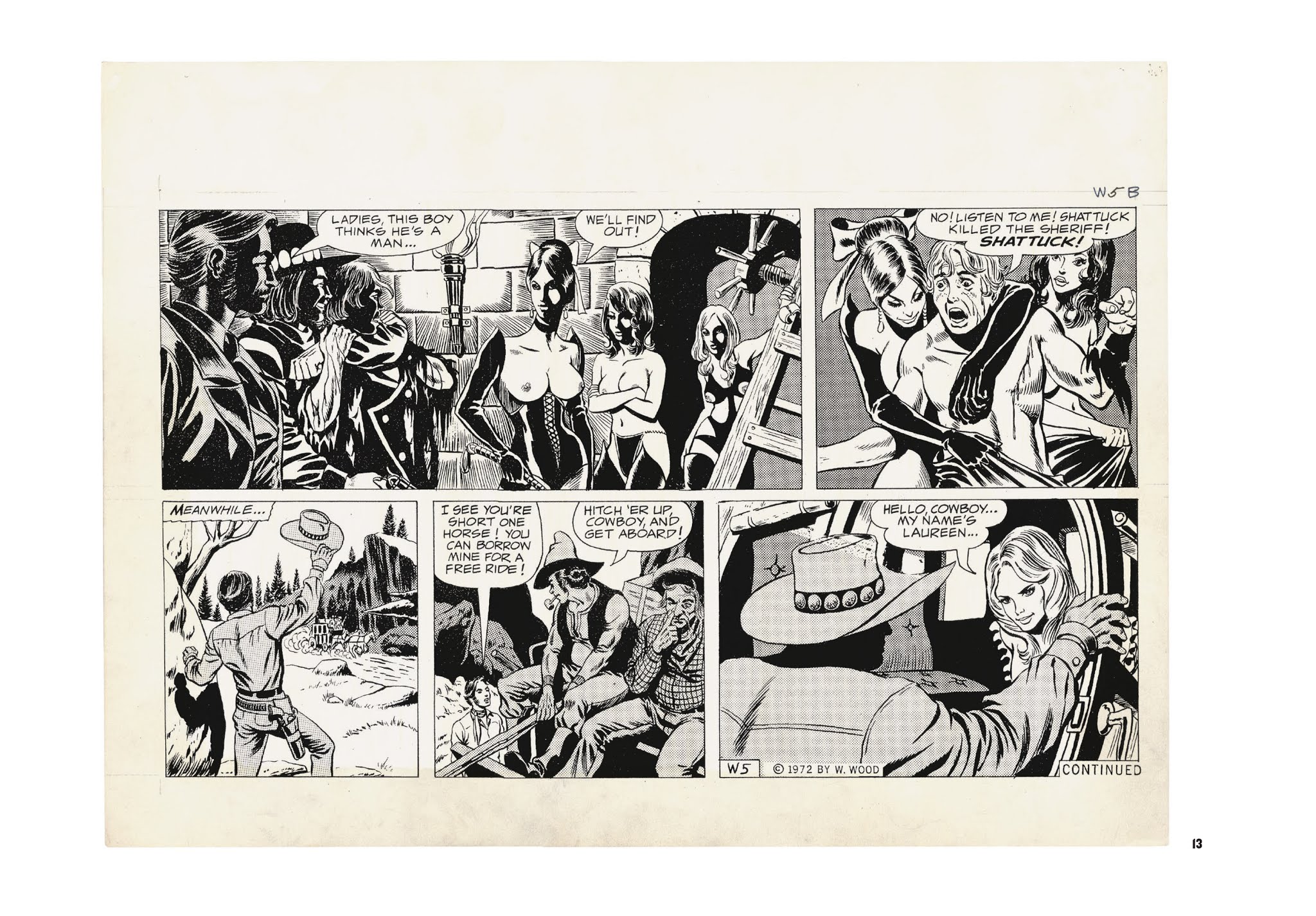 Read online Wallace Wood Presents Shattuck comic -  Issue # TPB - 13