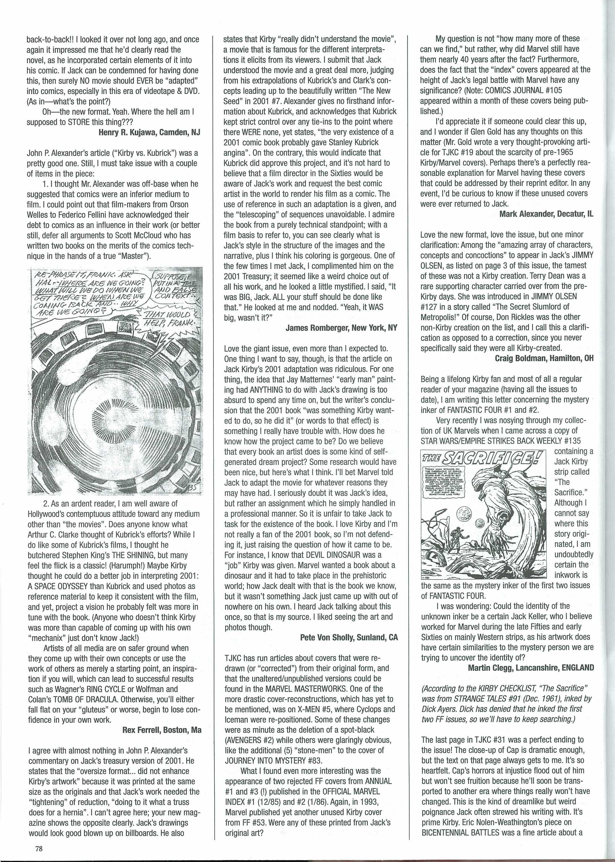 Read online The Jack Kirby Collector comic -  Issue #32 - 82