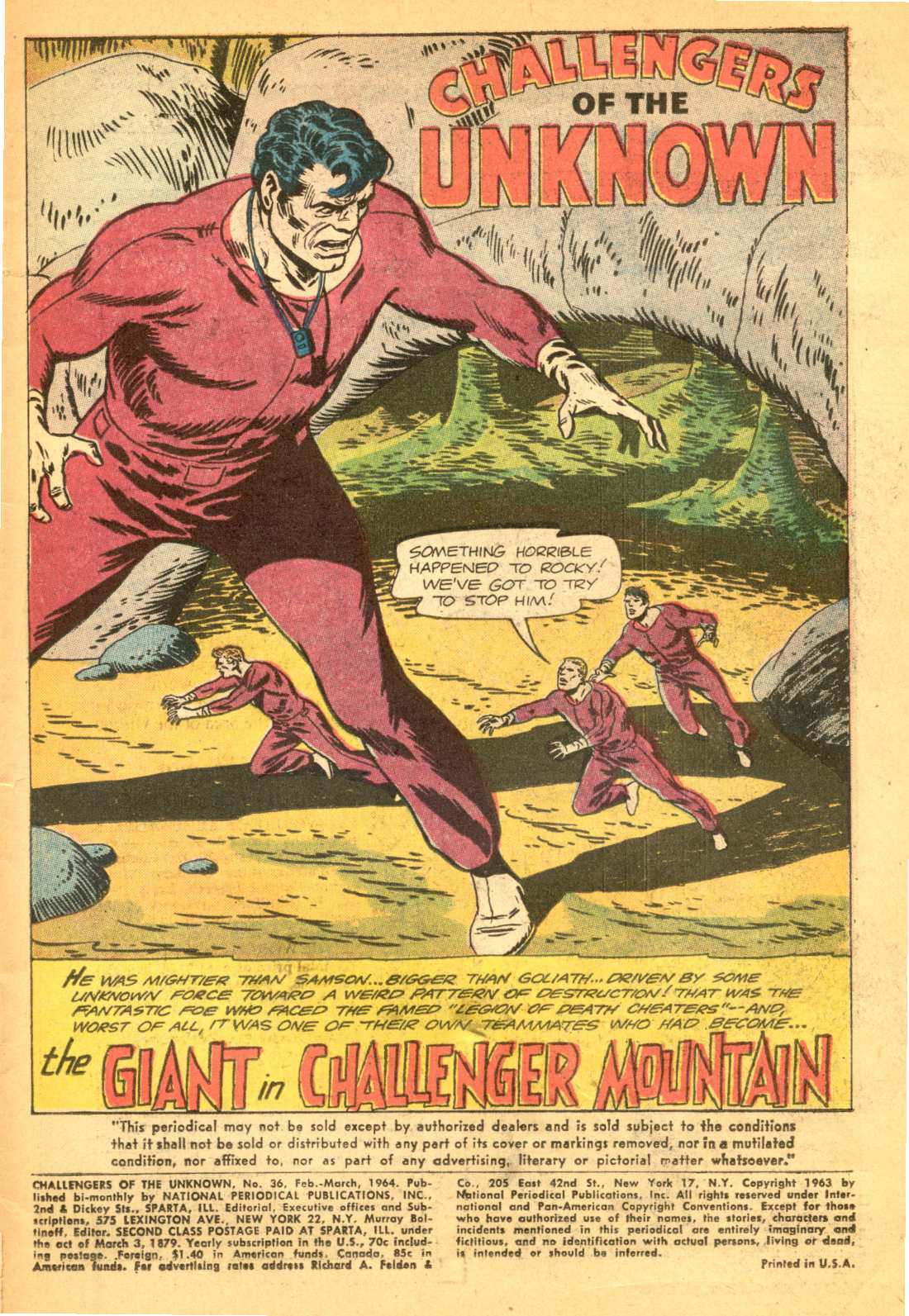 Read online Challengers of the Unknown (1958) comic -  Issue #36 - 3
