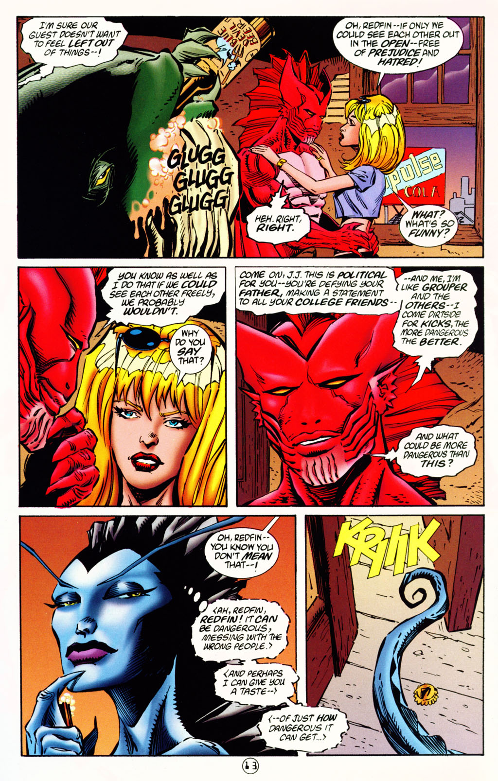 Read online Tangent Comics/ Sea Devils comic -  Issue # Full - 19