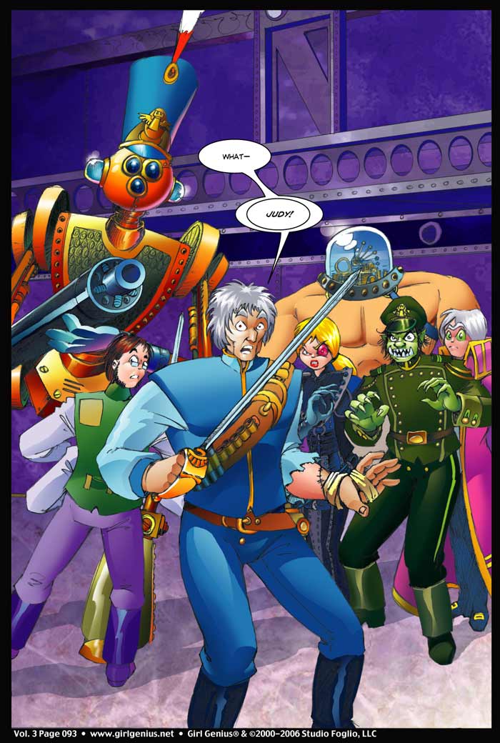 Read online Girl Genius (2002) comic -  Issue #3 - 90