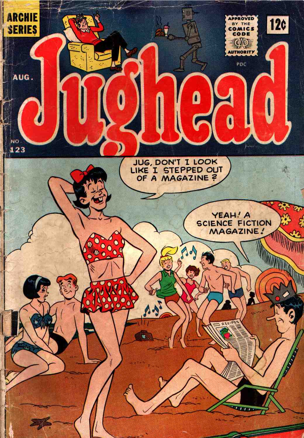 Read online Archie's Pal Jughead comic -  Issue #123 - 1