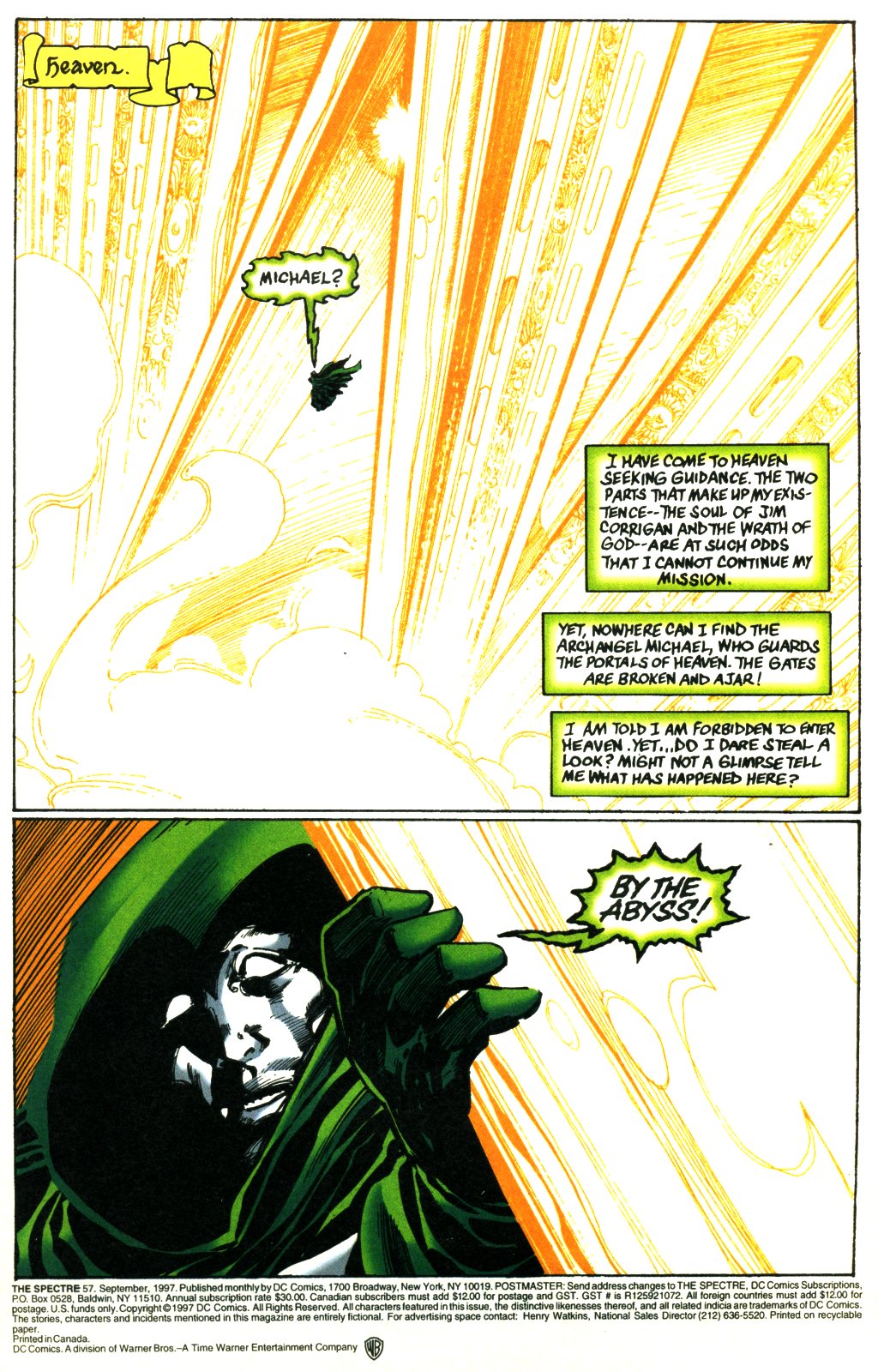 Read online The Spectre (1992) comic -  Issue #57 - 2