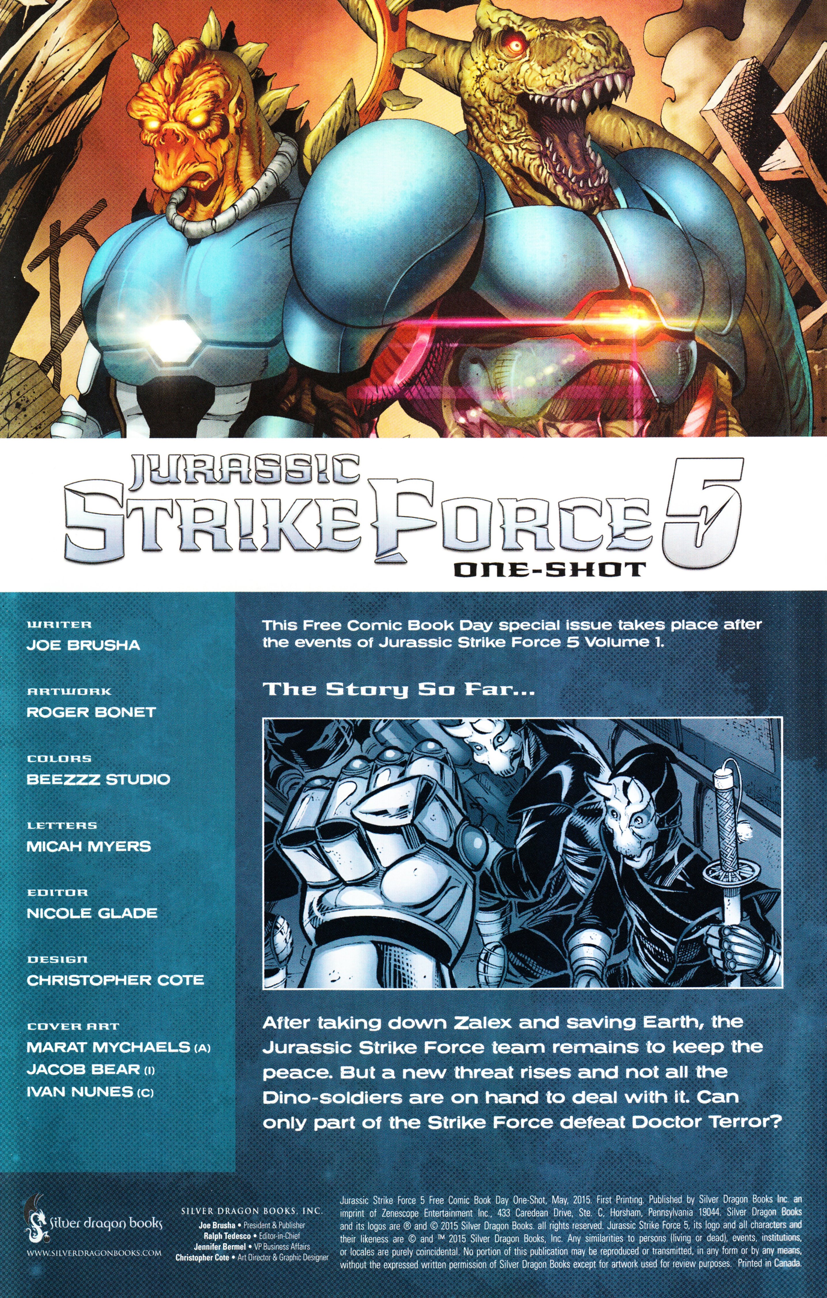 Read online Free Comic Book Day 2015 comic -  Issue # Jurassic Strike Force 5 - 2