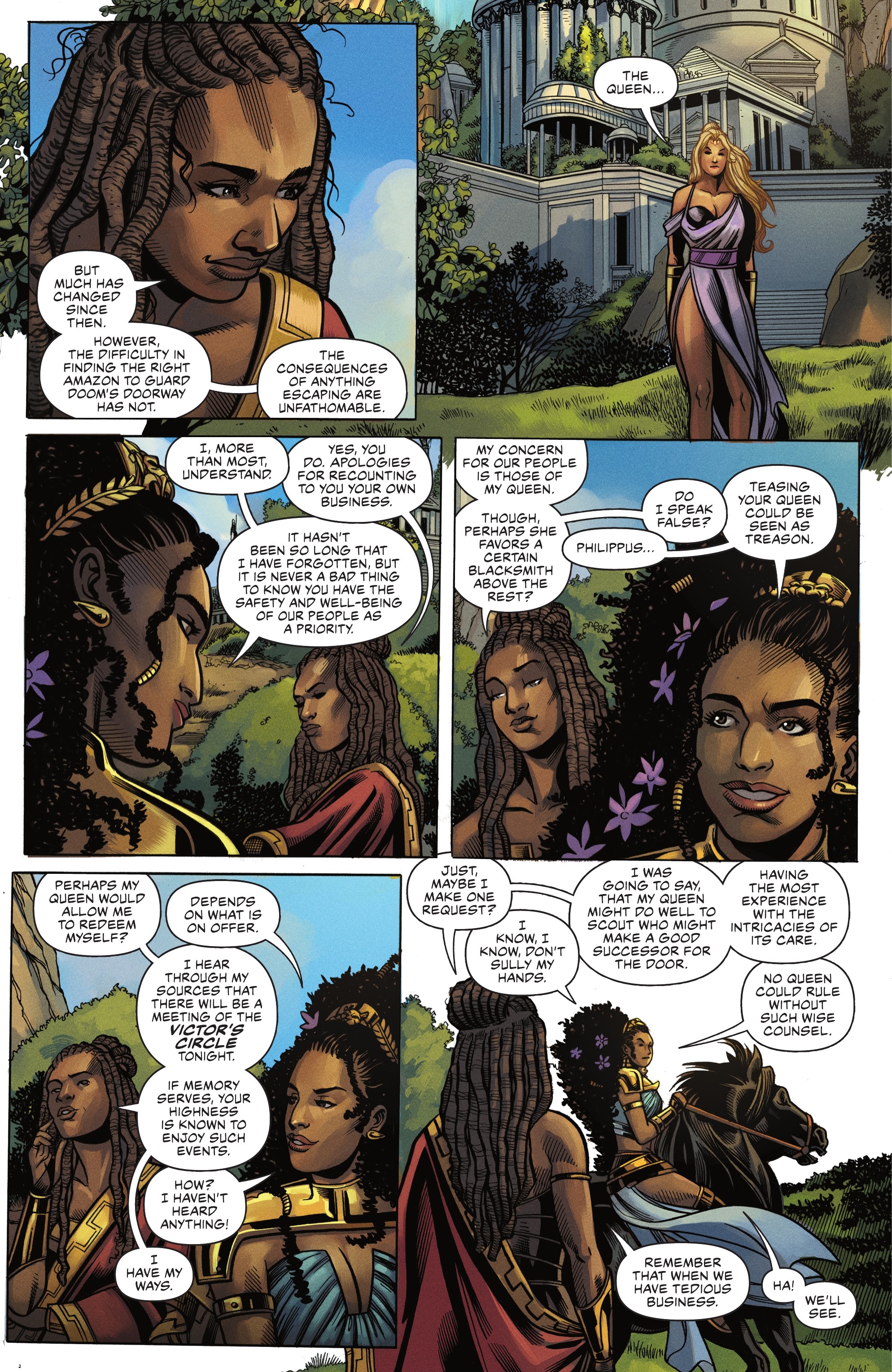 Read online Nubia & the Amazons comic -  Issue #2 - 13