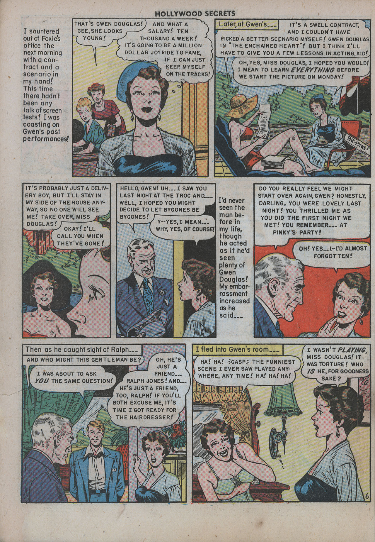 Read online Hollywood Secrets comic -  Issue #6 - 8