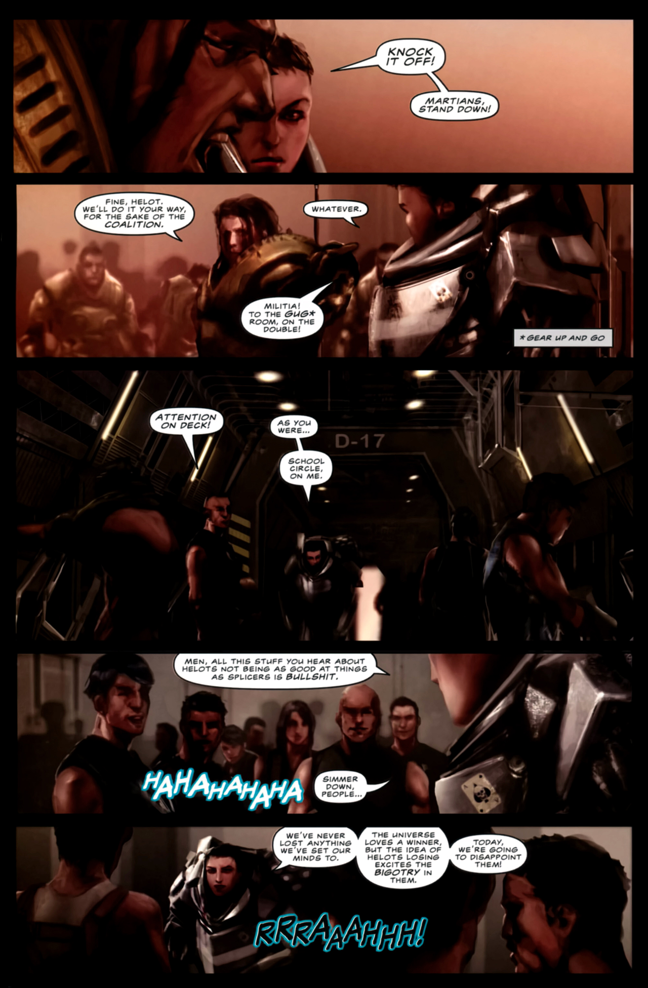 Read online Shrapnel: Aristeia Rising comic -  Issue #4 - 23