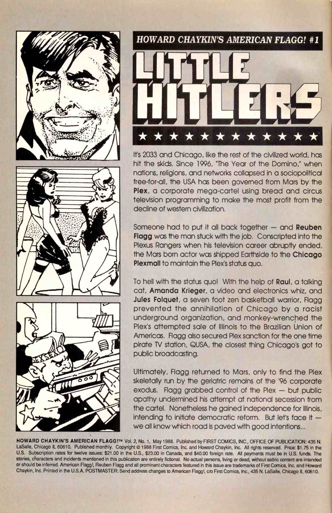 Read online Howard Chaykin's American Flagg comic -  Issue #1 - 2