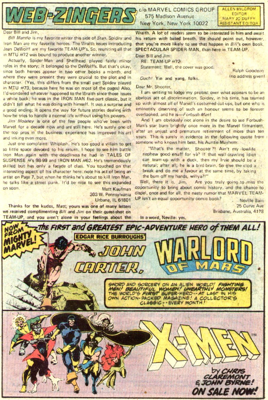 Read online Marvel Team-Up (1972) comic -  Issue #79 - 13