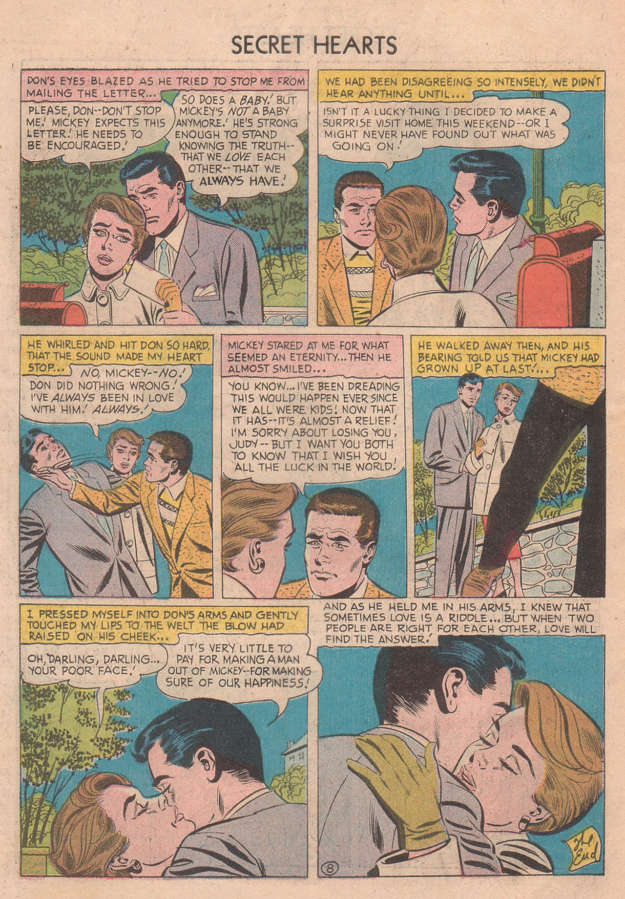 Read online Secret Hearts comic -  Issue #39 - 34