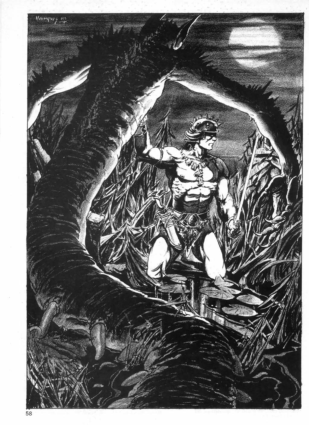 Read online The Savage Sword Of Conan comic -  Issue #97 - 58