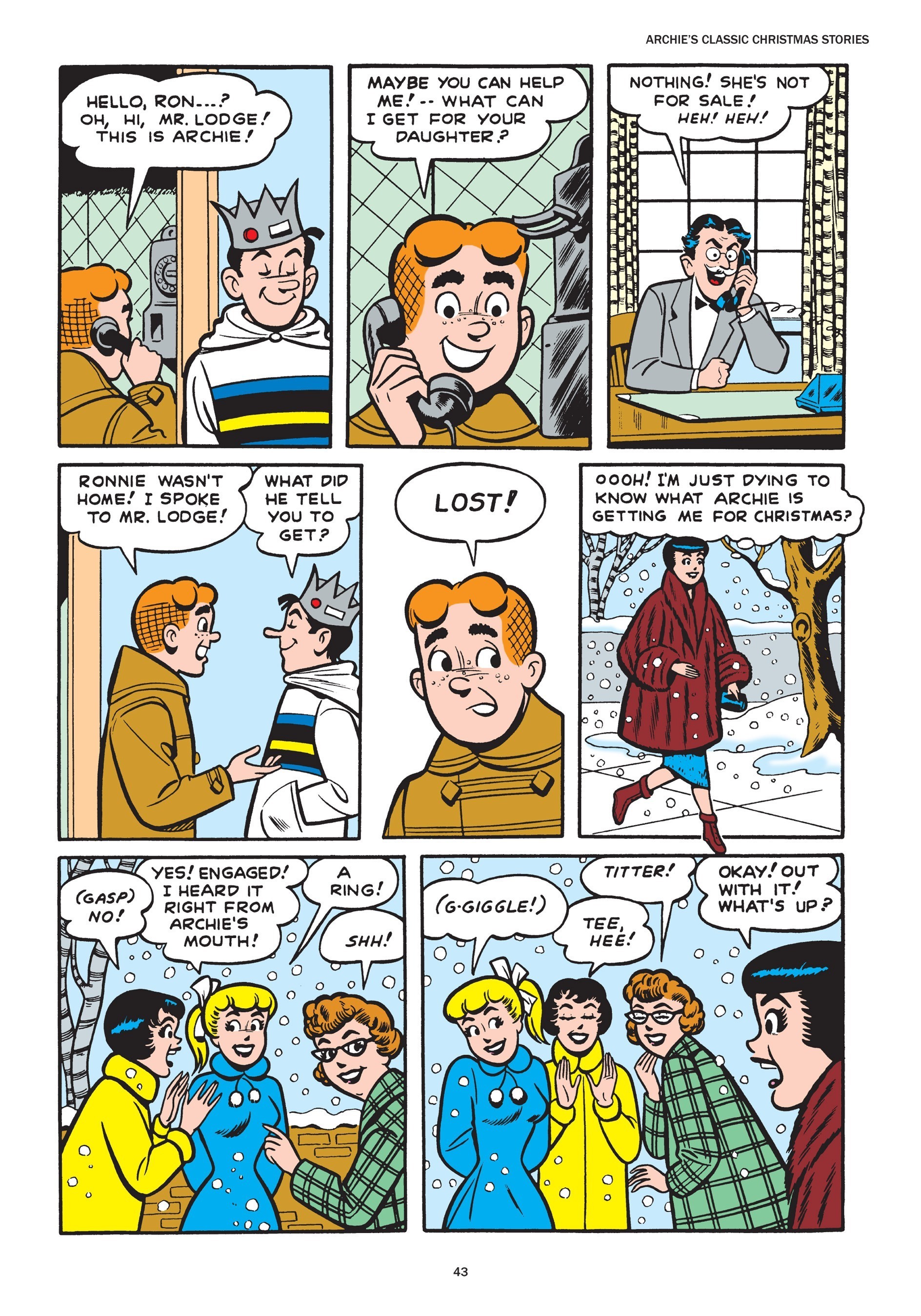 Read online Archie's Classic Christmas Stories comic -  Issue # TPB - 44