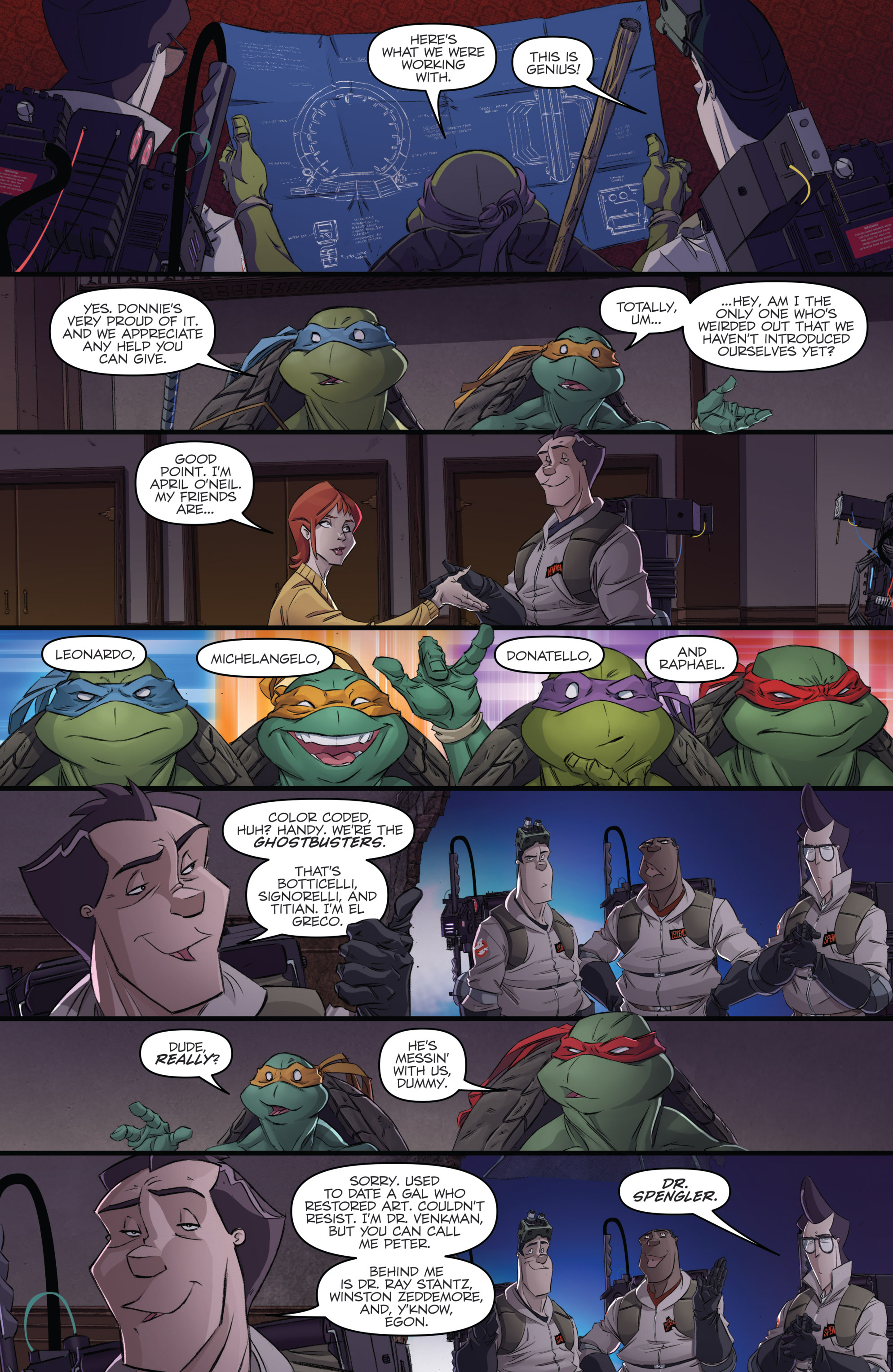 Read online Teenage Mutant Ninja Turtles/Ghostbusters comic -  Issue #2 - 12