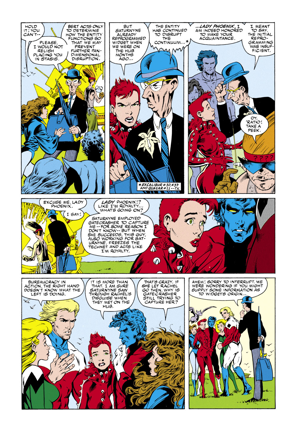 Read online Excalibur (1988) comic -  Issue #42 - 13