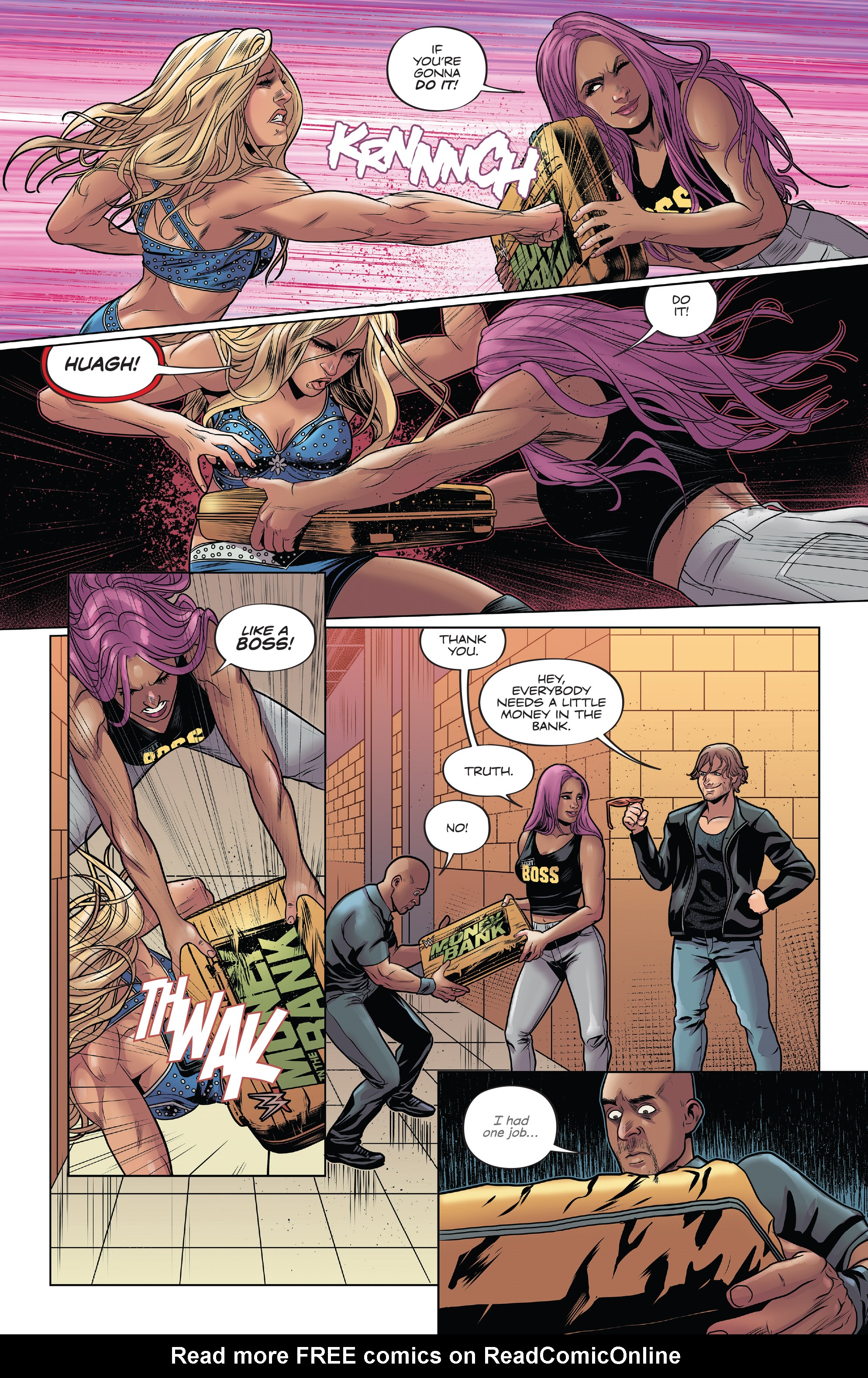 Read online WWE comic -  Issue #5 - 10