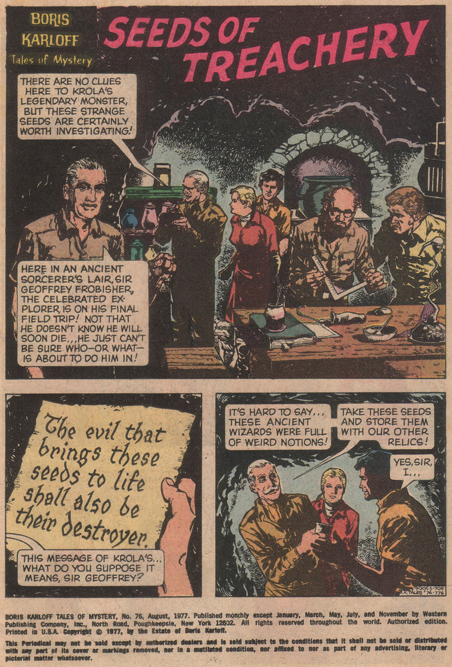 Read online Boris Karloff Tales of Mystery comic -  Issue #76 - 3
