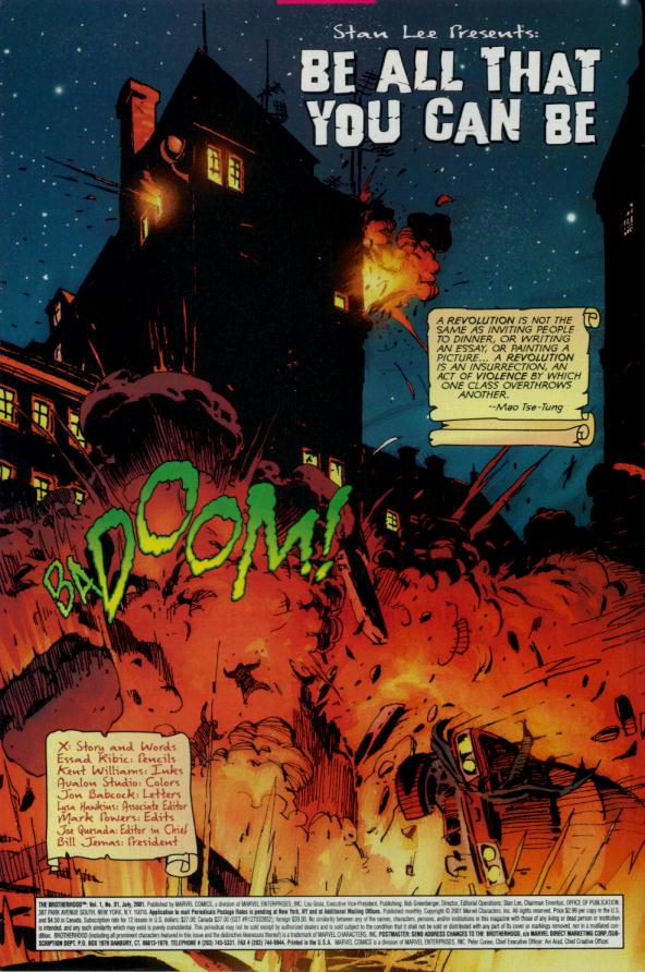 Read online The Brotherhood comic -  Issue #1 - 3