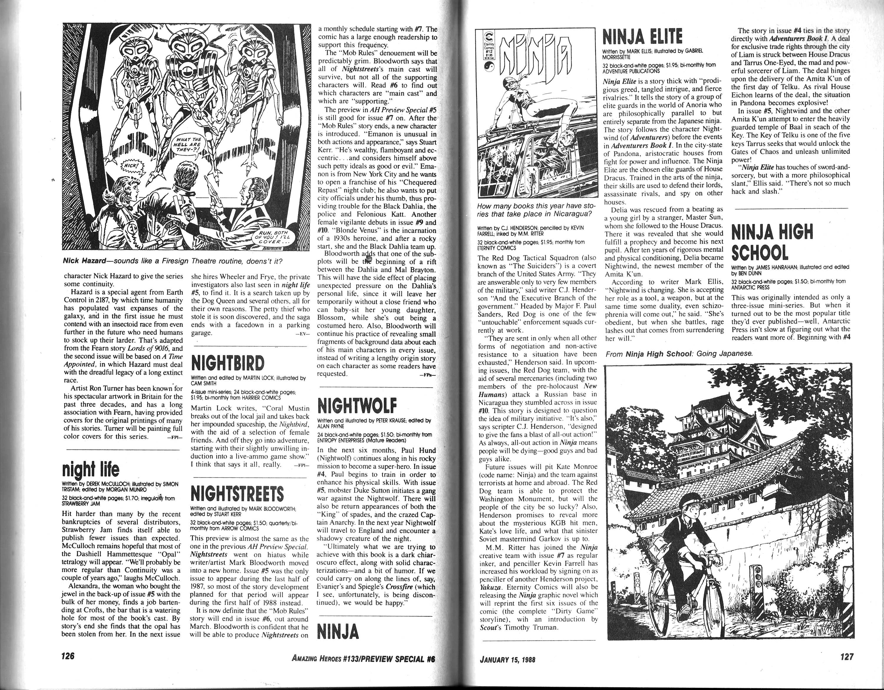 Read online Amazing Heroes comic -  Issue #133 - 65
