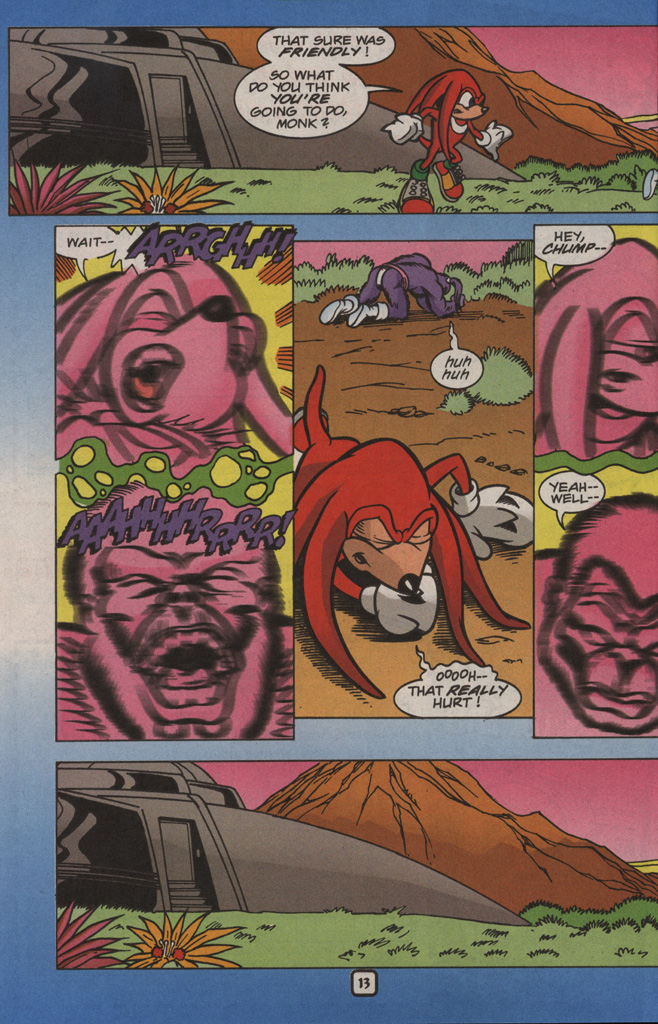 Read online Knuckles the Echidna comic -  Issue #31 - 18