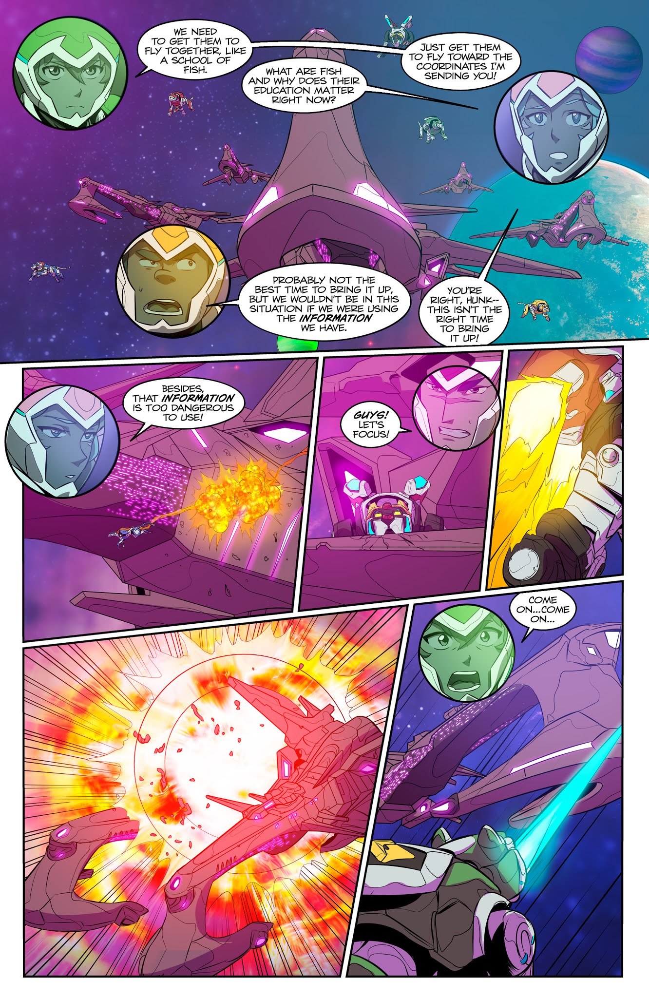 Read online Voltron Legendary Defender (2018) comic -  Issue #1 - 5