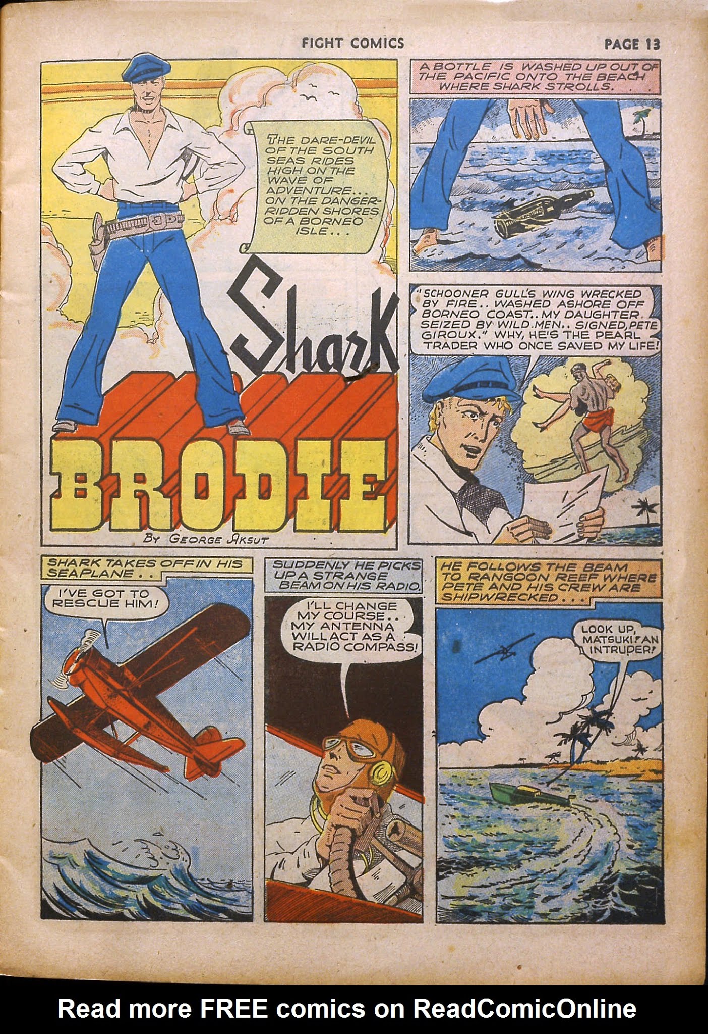 Read online Fight Comics comic -  Issue #14 - 15