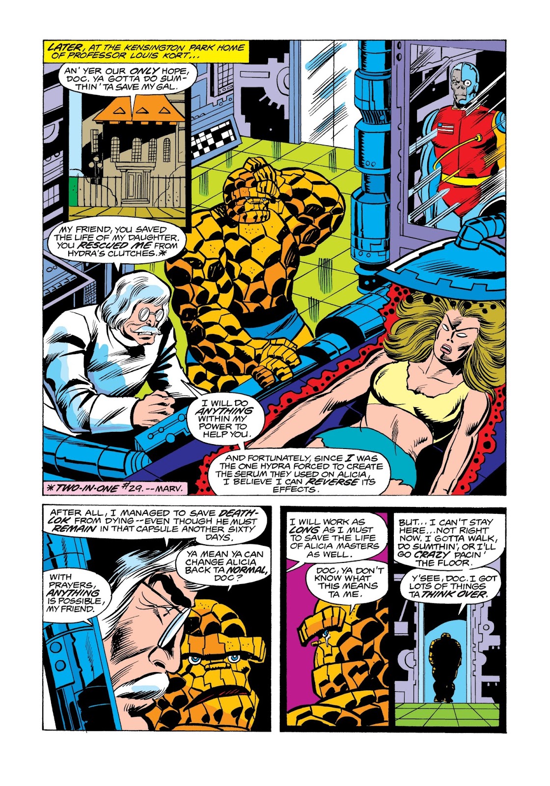Marvel Masterworks: Marvel Two-In-One issue TPB 3 - Page 222