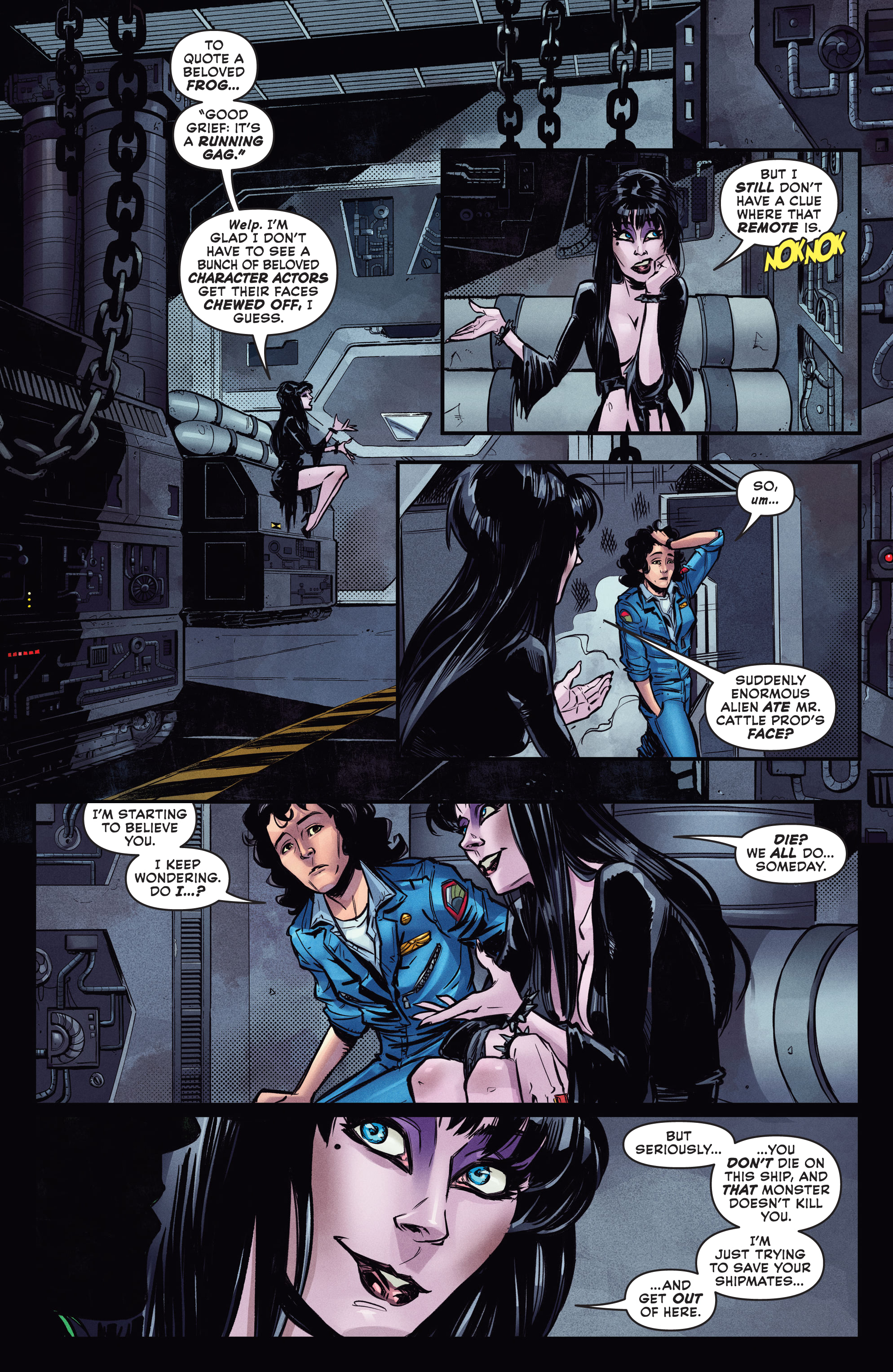 Read online Elvira in Horrorland comic -  Issue #3 - 13