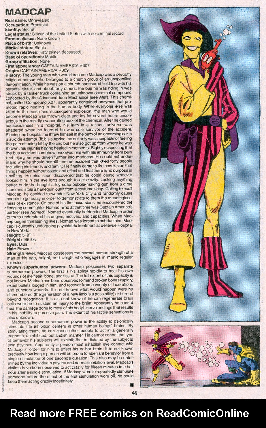 Read online The Official Handbook of the Marvel Universe Deluxe Edition comic -  Issue #7 - 50