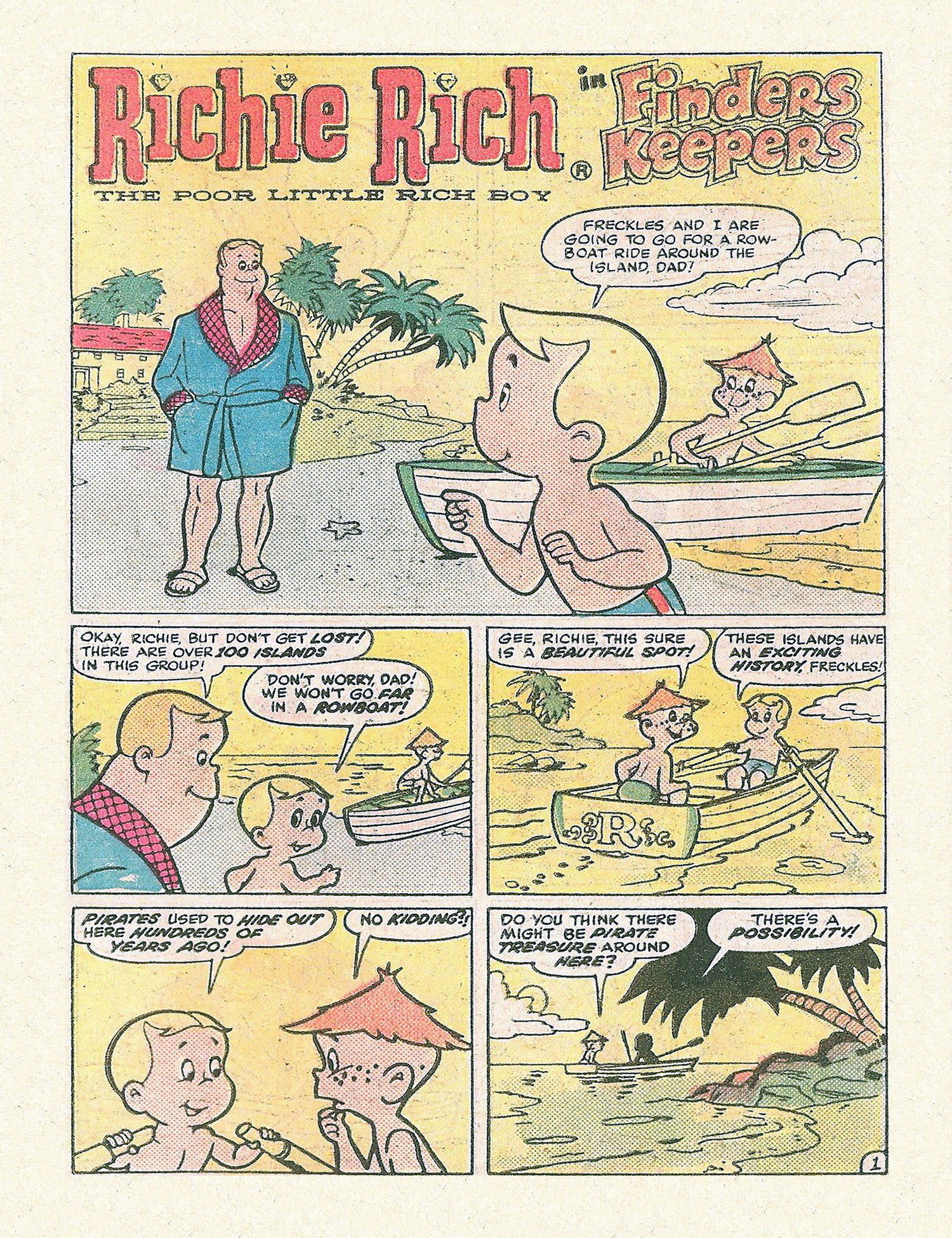 Read online Richie Rich Digest Stories comic -  Issue #13 - 63