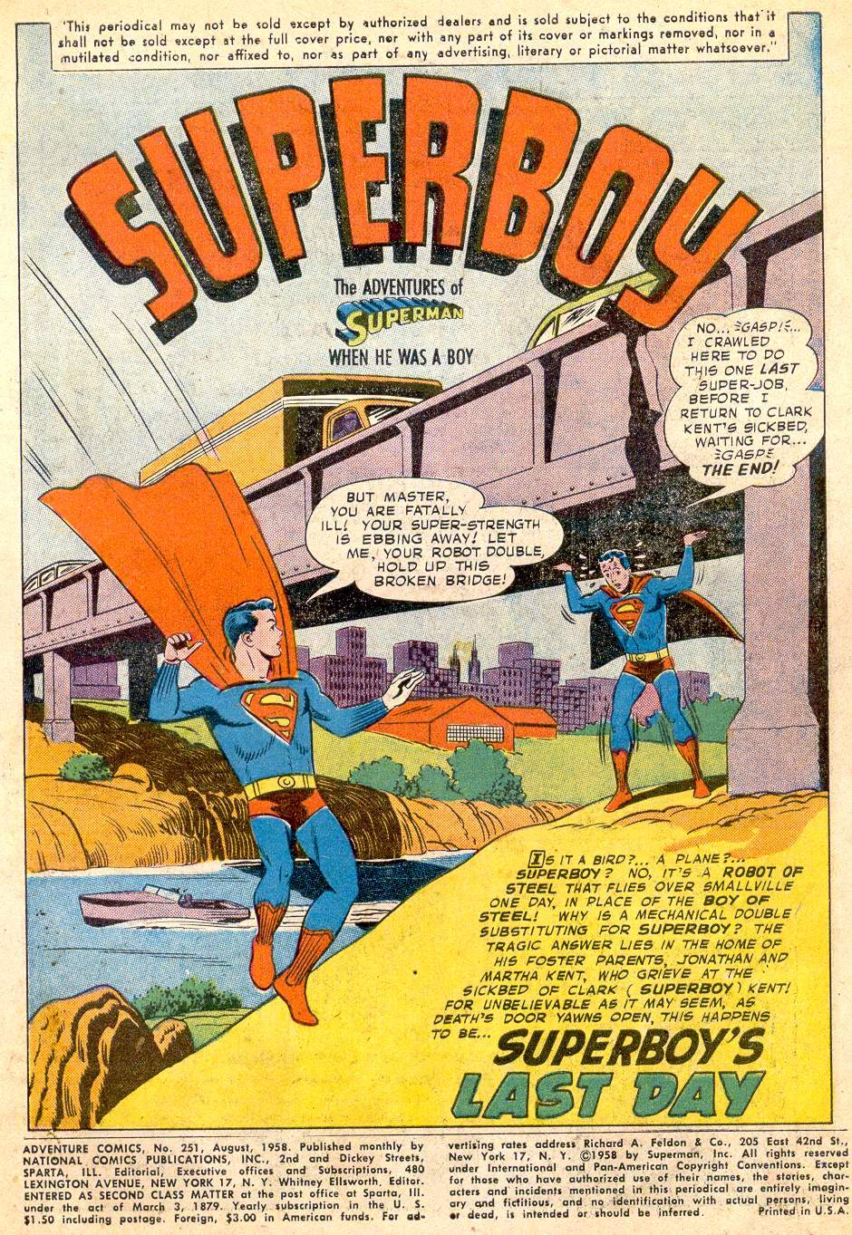 Read online Adventure Comics (1938) comic -  Issue #251 - 3