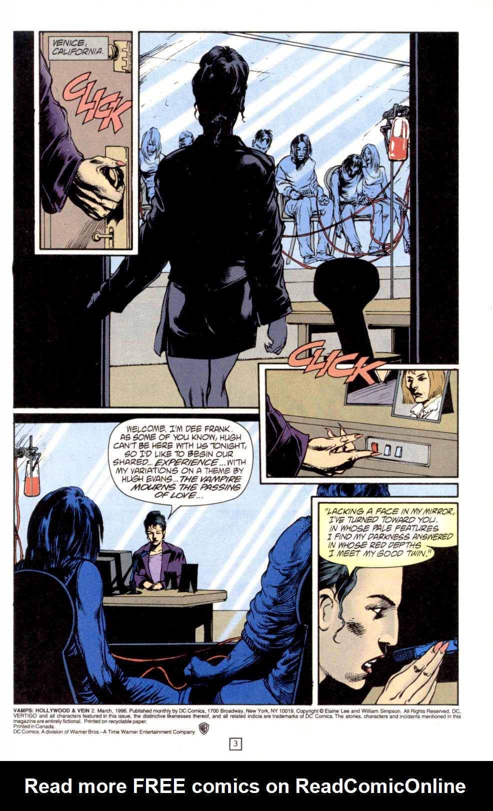 Read online Vamps: Hollywood & Vein comic -  Issue #2 - 4