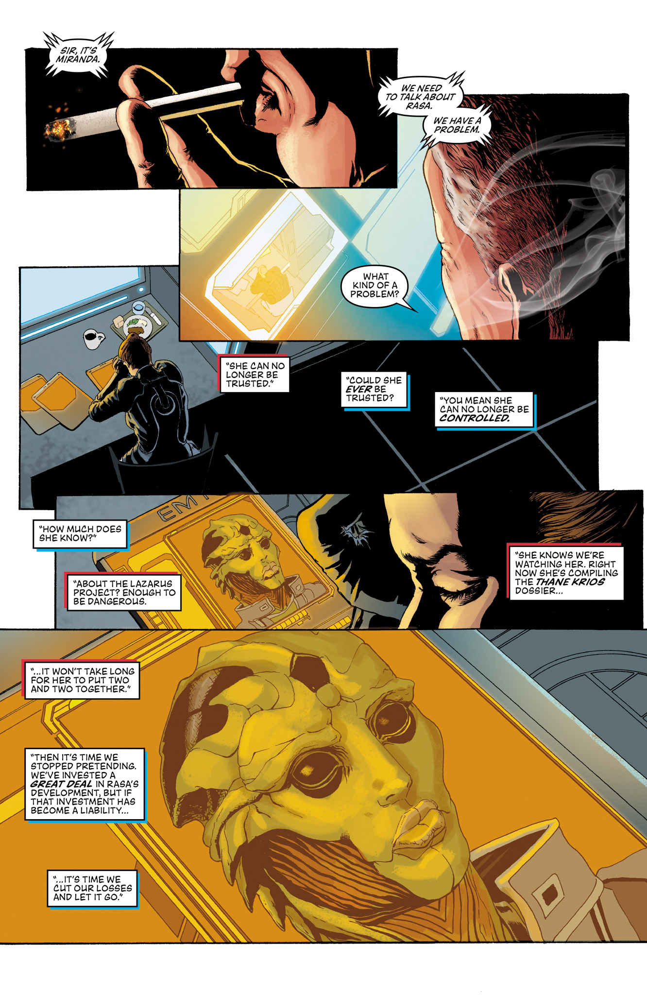 Read online Mass Effect: Foundation comic -  Issue #12 - 3