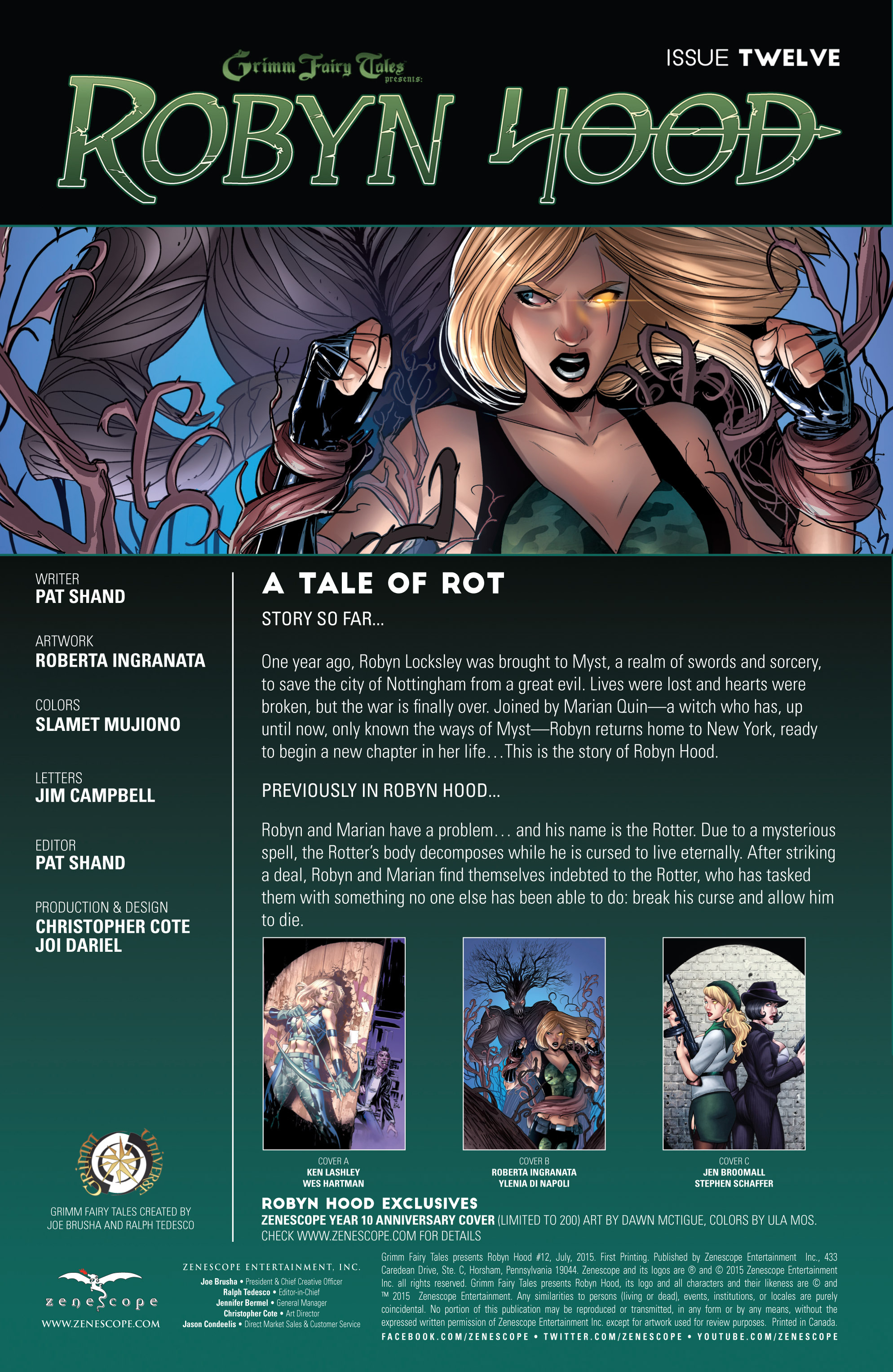 Read online Grimm Fairy Tales presents Robyn Hood (2014) comic -  Issue #12 - 2