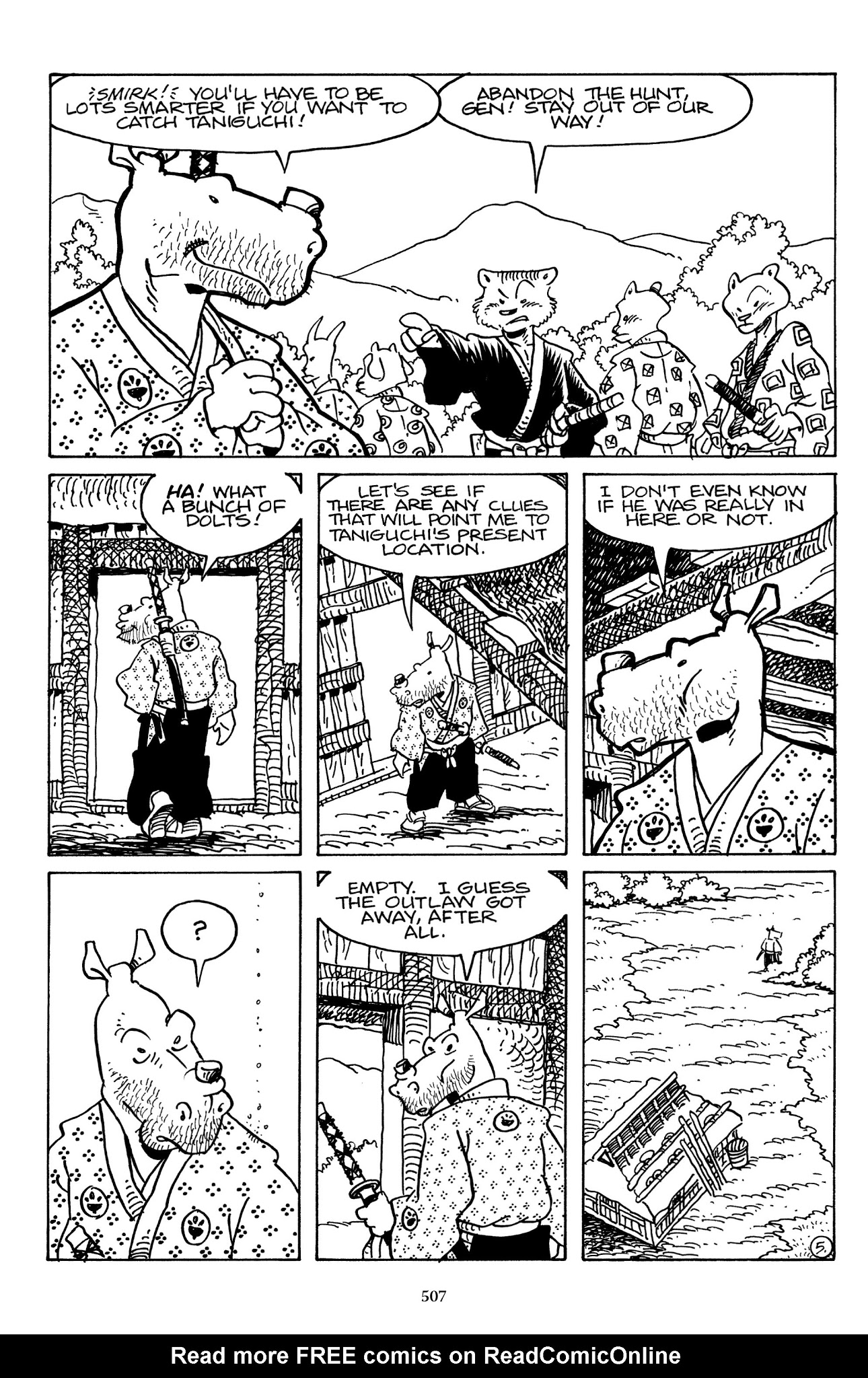 Read online The Usagi Yojimbo Saga comic -  Issue # TPB 6 - 504