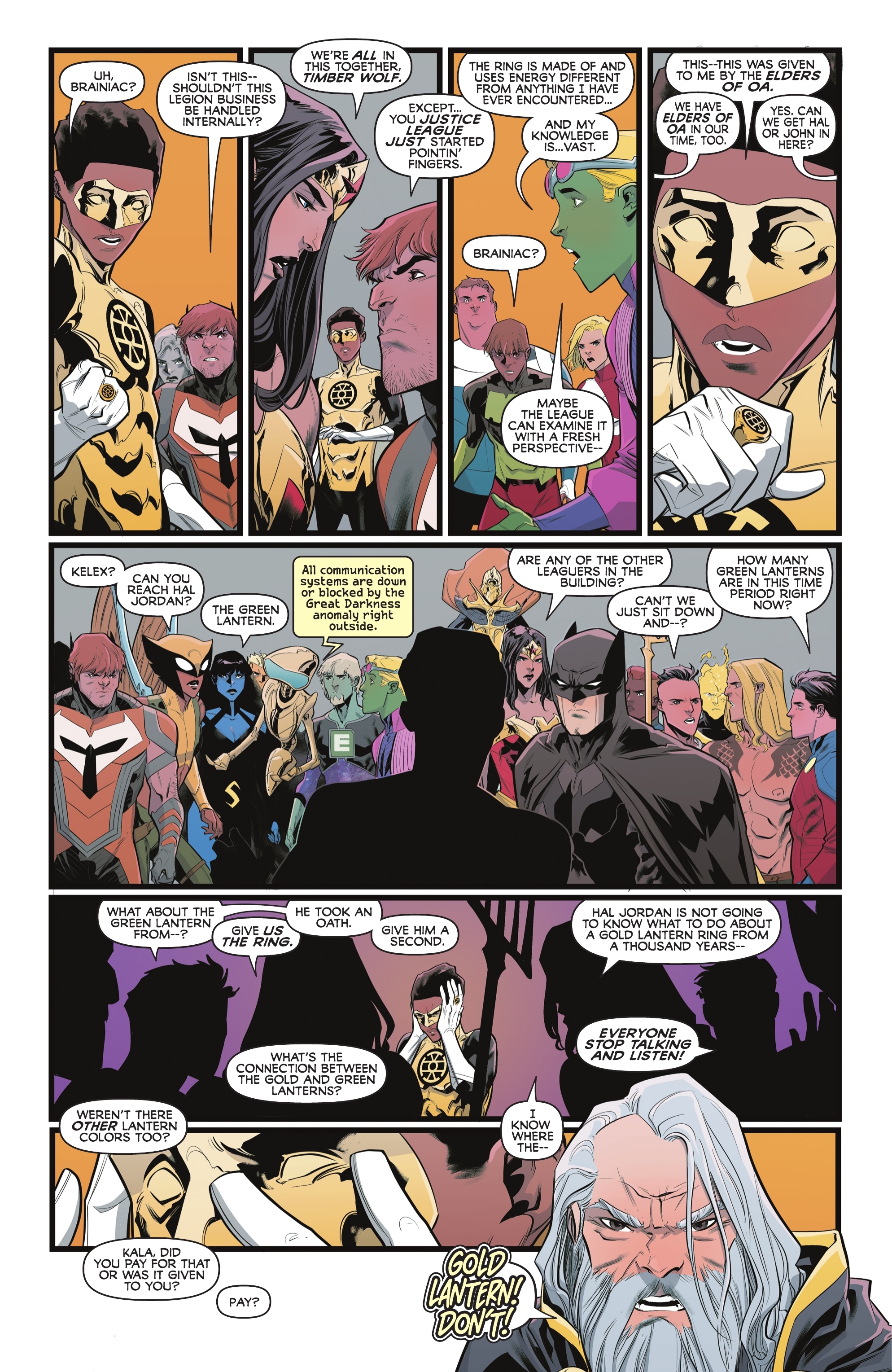 Read online Justice League vs. The Legion of Super-Heroes comic -  Issue #5 - 6