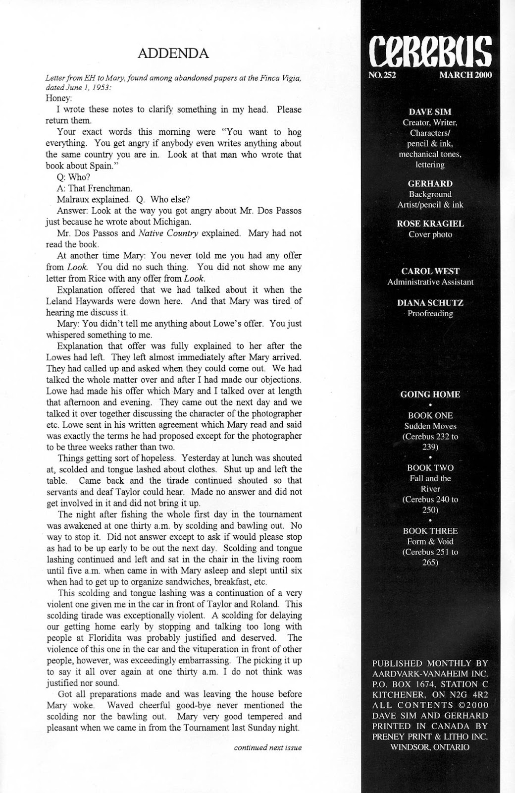 Cerebus issue 252 - Page 3