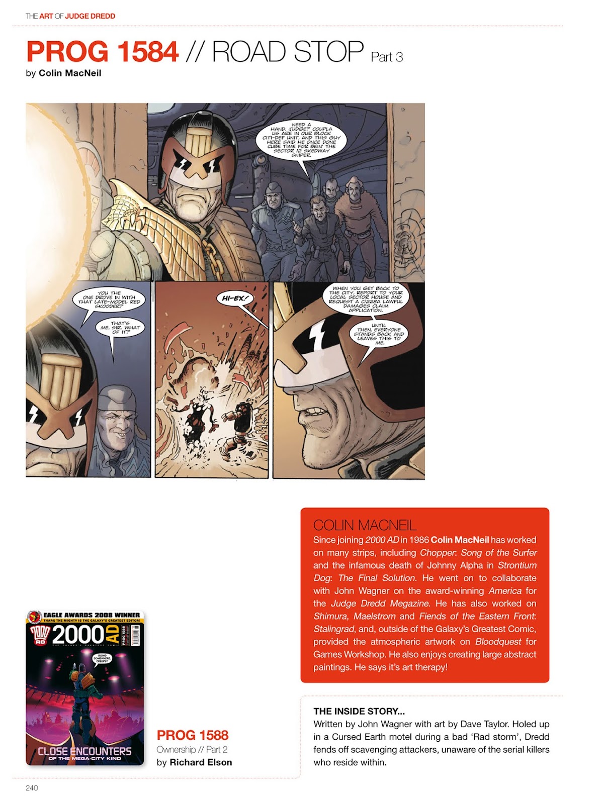 The Art of Judge Dredd: Featuring 35 Years of Zarjaz Covers issue TPB (Part 3) - Page 58