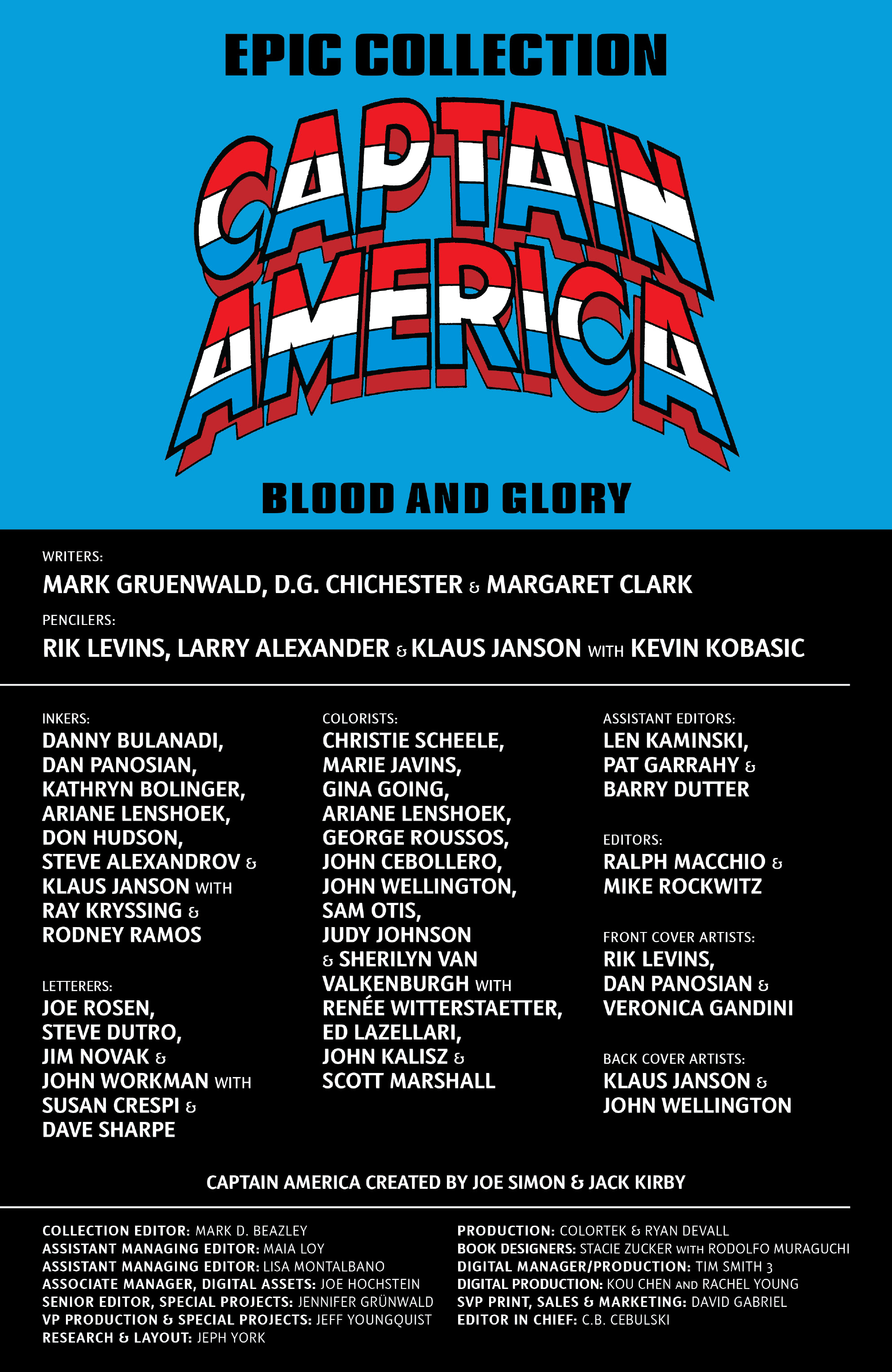 Read online Captain America Epic Collection comic -  Issue # TPB Blood and Glory (Part 1) - 3