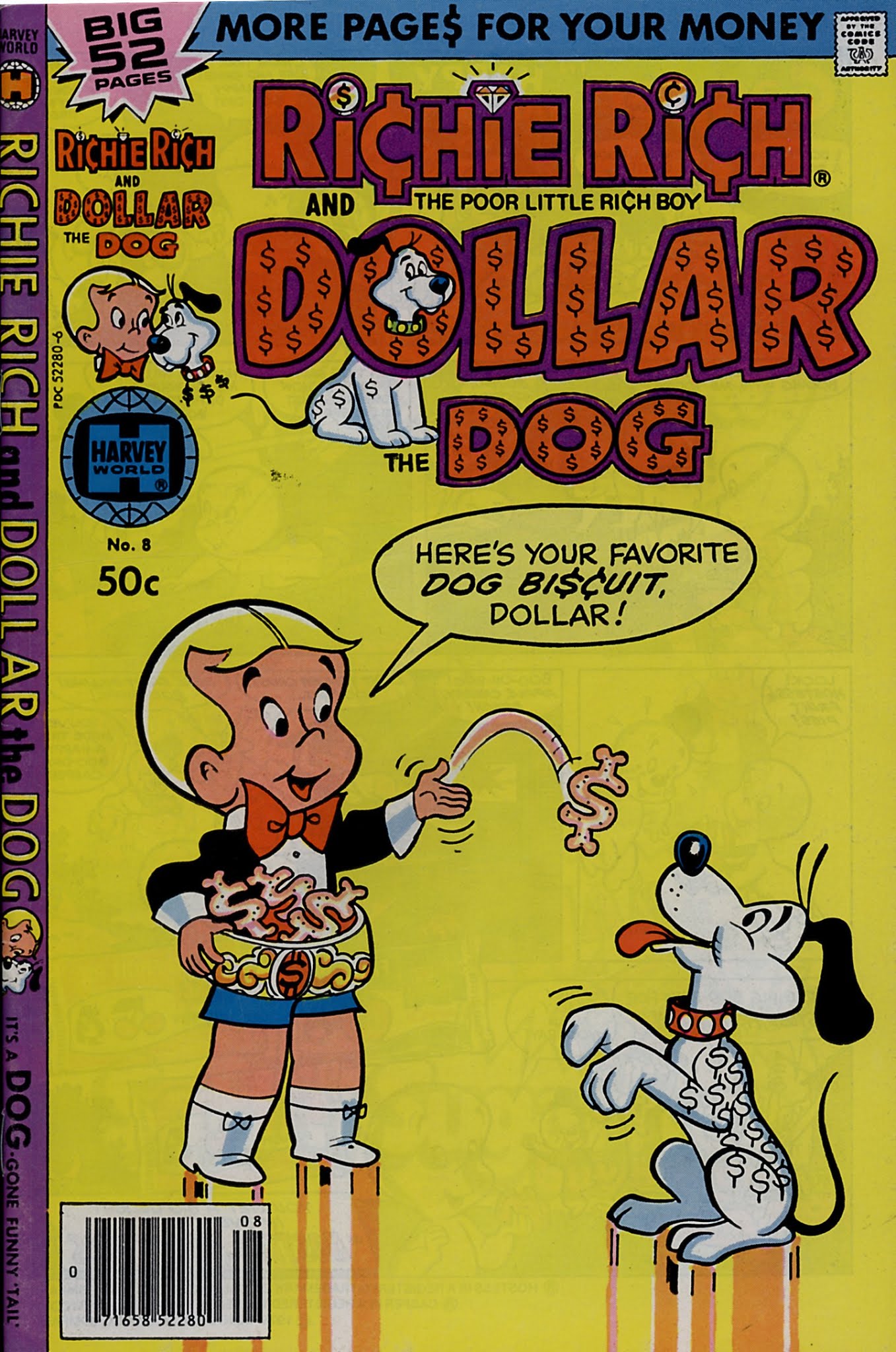 Read online Richie Rich & Dollar the Dog comic -  Issue #8 - 1