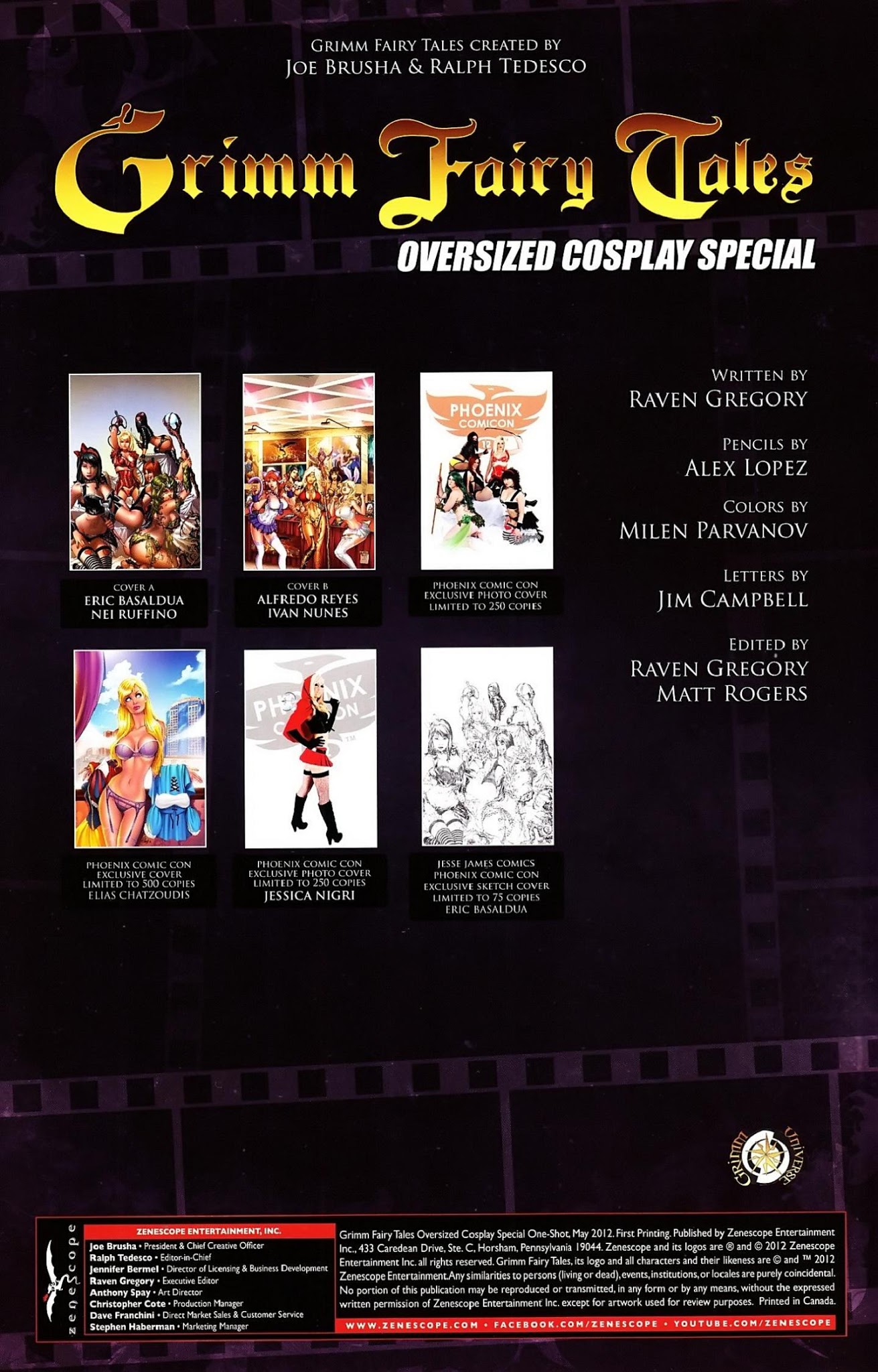 Read online Grimm Fairy Tales: Oversized Cosplay Special One-Shot comic -  Issue # Full - 3