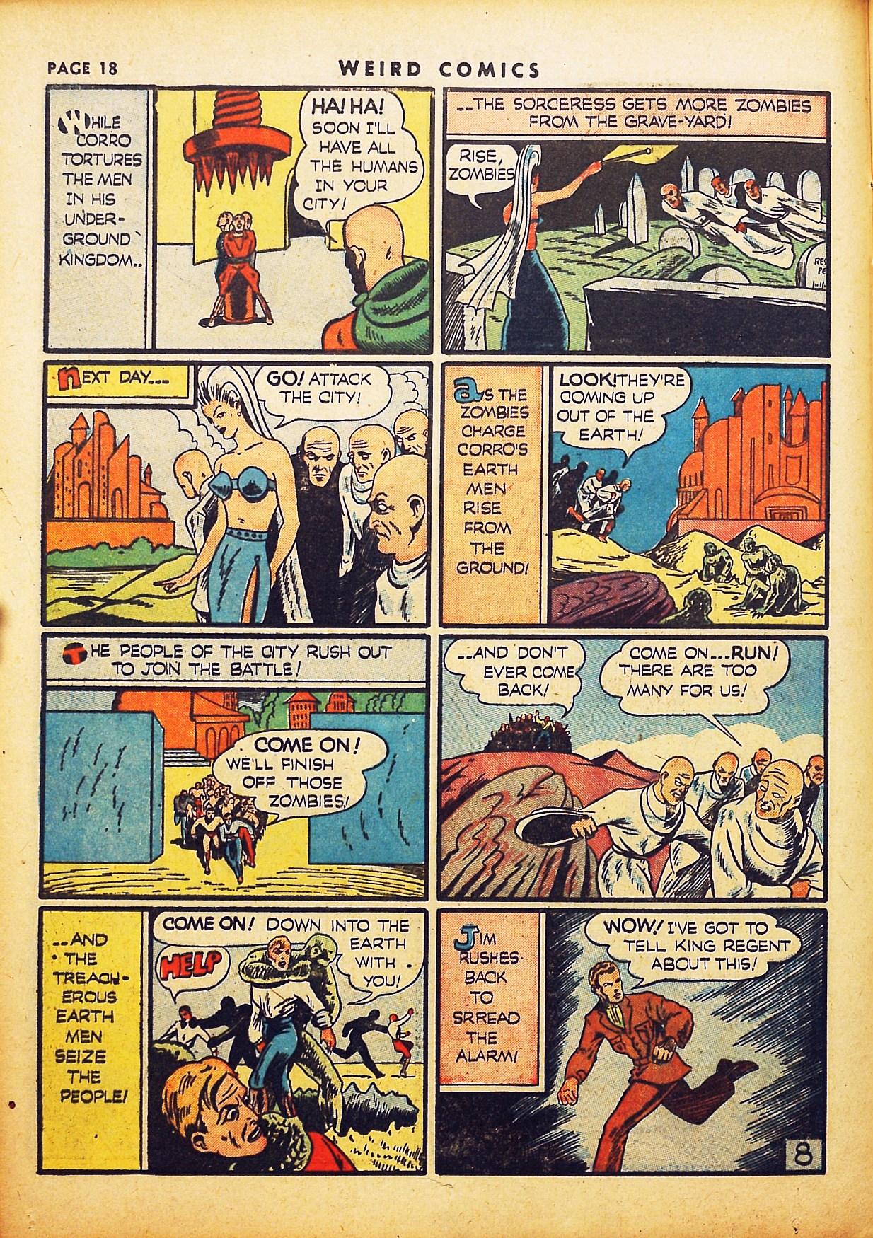 Read online Weird Comics comic -  Issue #12 - 20