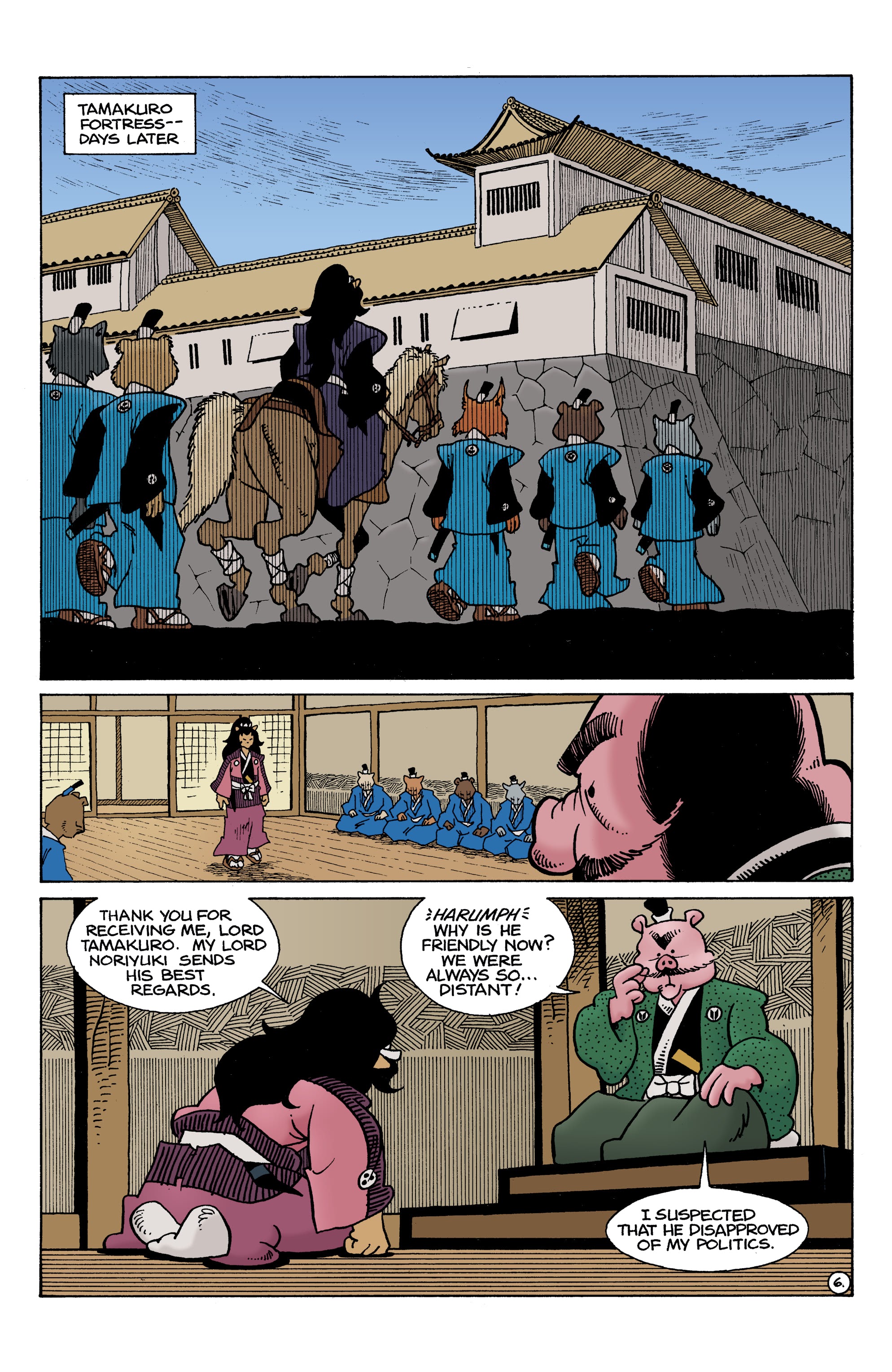 Read online Usagi Yojimbo: The Dragon Bellow Conspiracy comic -  Issue #1 - 7