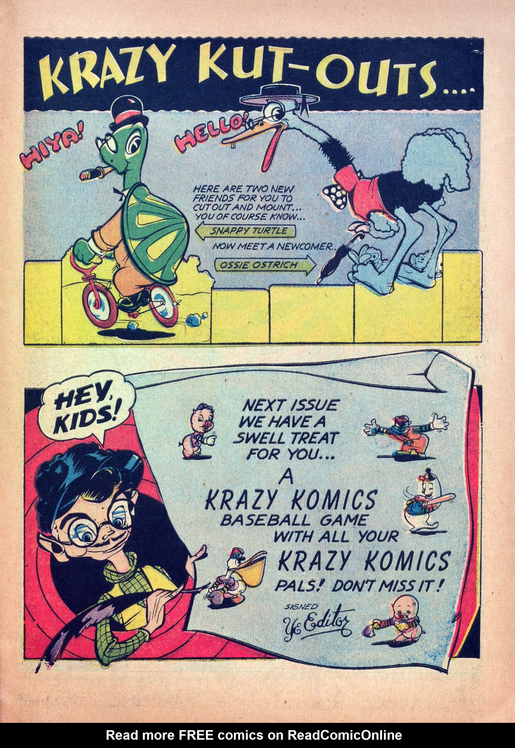 Read online Krazy Komics comic -  Issue #2 - 53